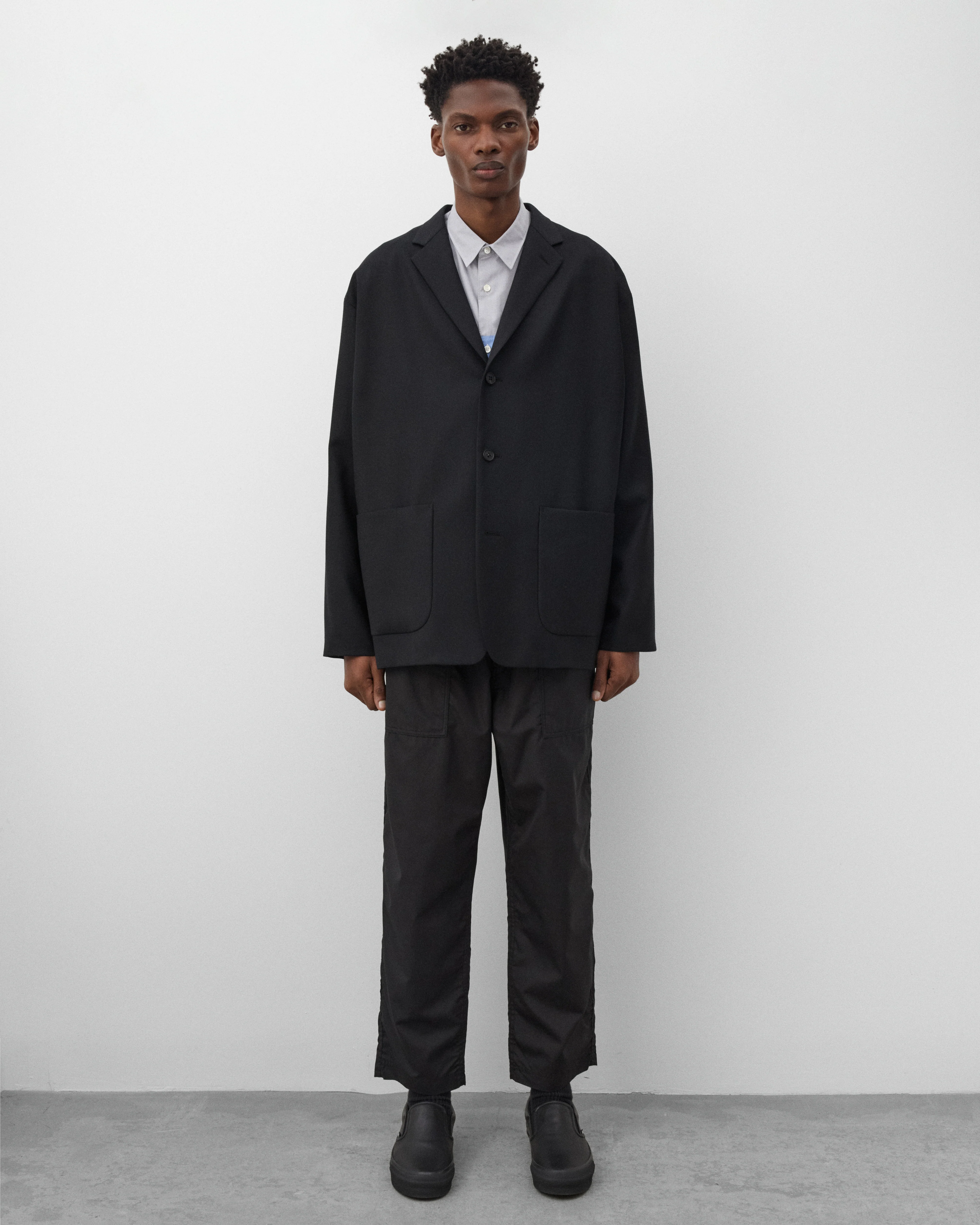 CDG Homme - Men's Relaxed Fit Blazer - (Black) - Image 6