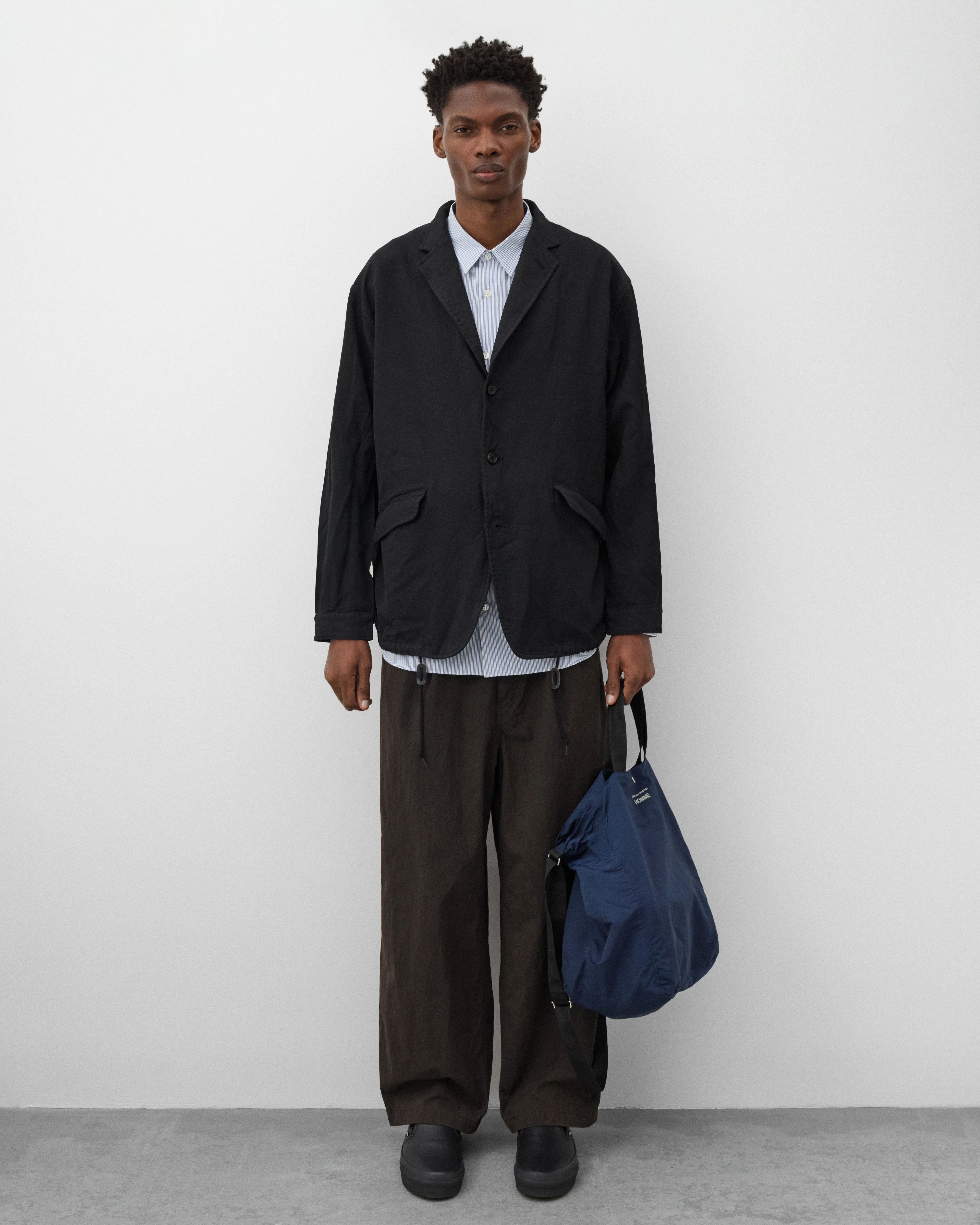 CDG Homme - Men's Garment Dyed Blazer - (Black) - Image 6