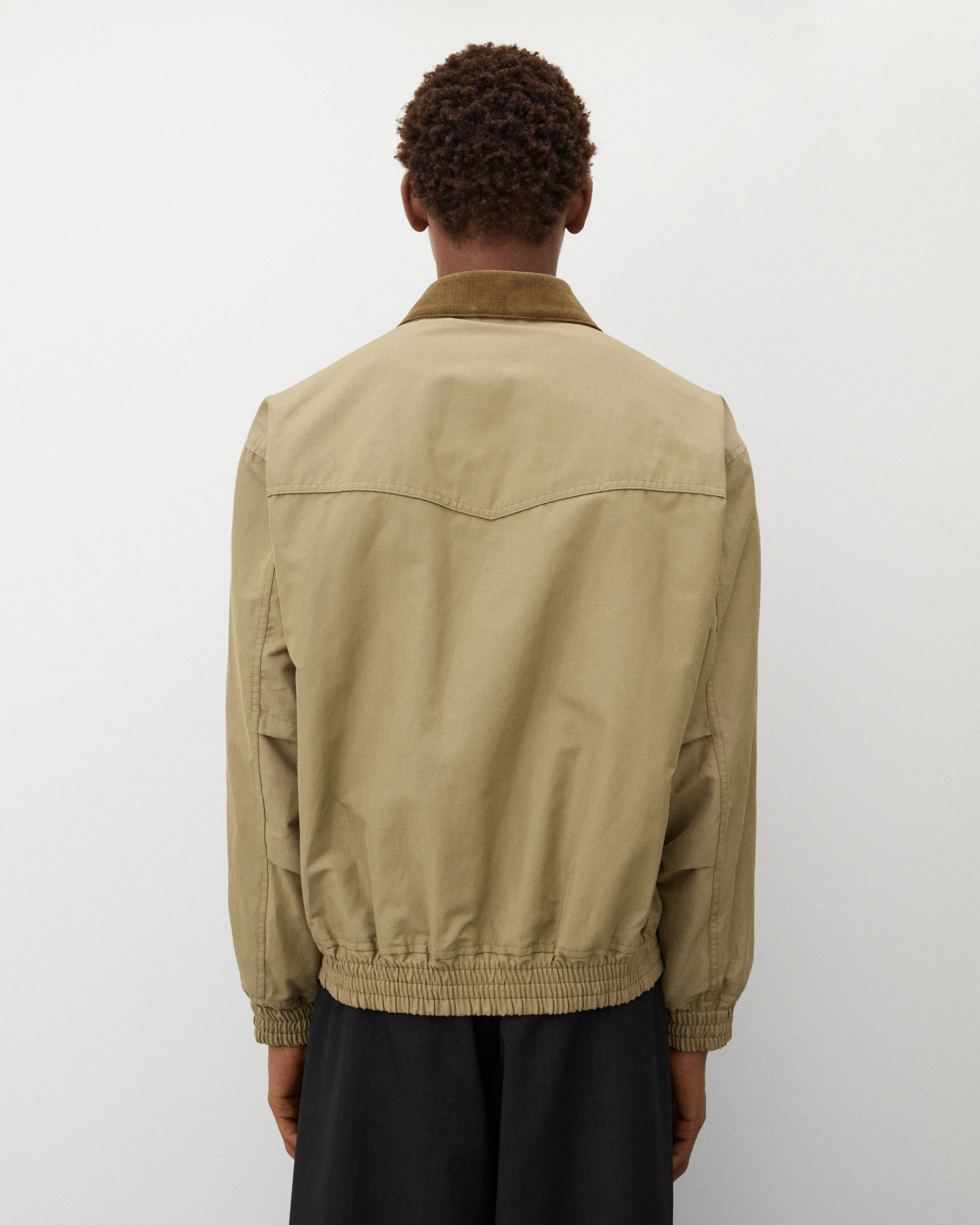 CDG Homme - Men's Harrington Jacket - (Beige) - Image 5