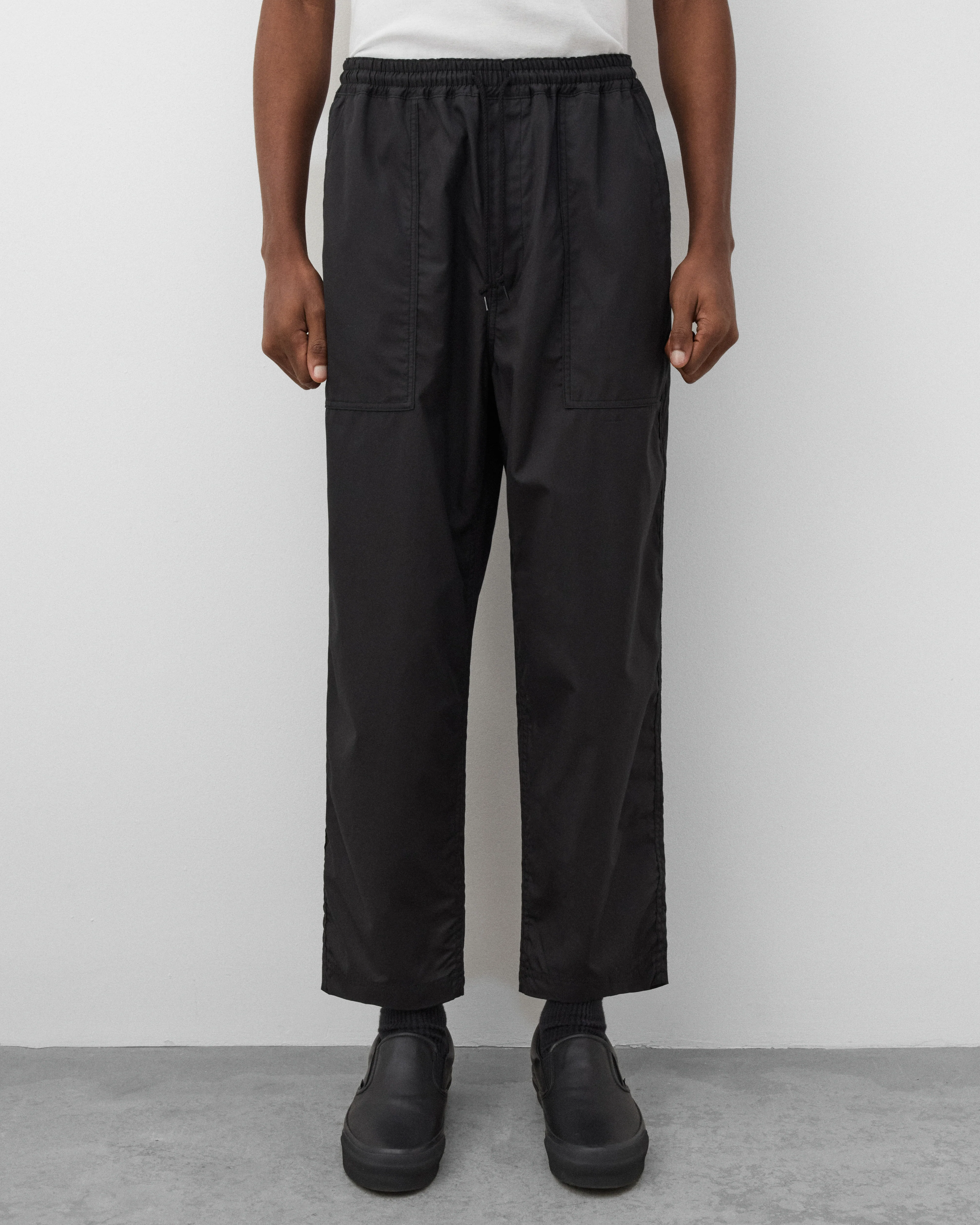 CDG Homme - Men's Drawstring Waist Trousers - (Black) - Image 3