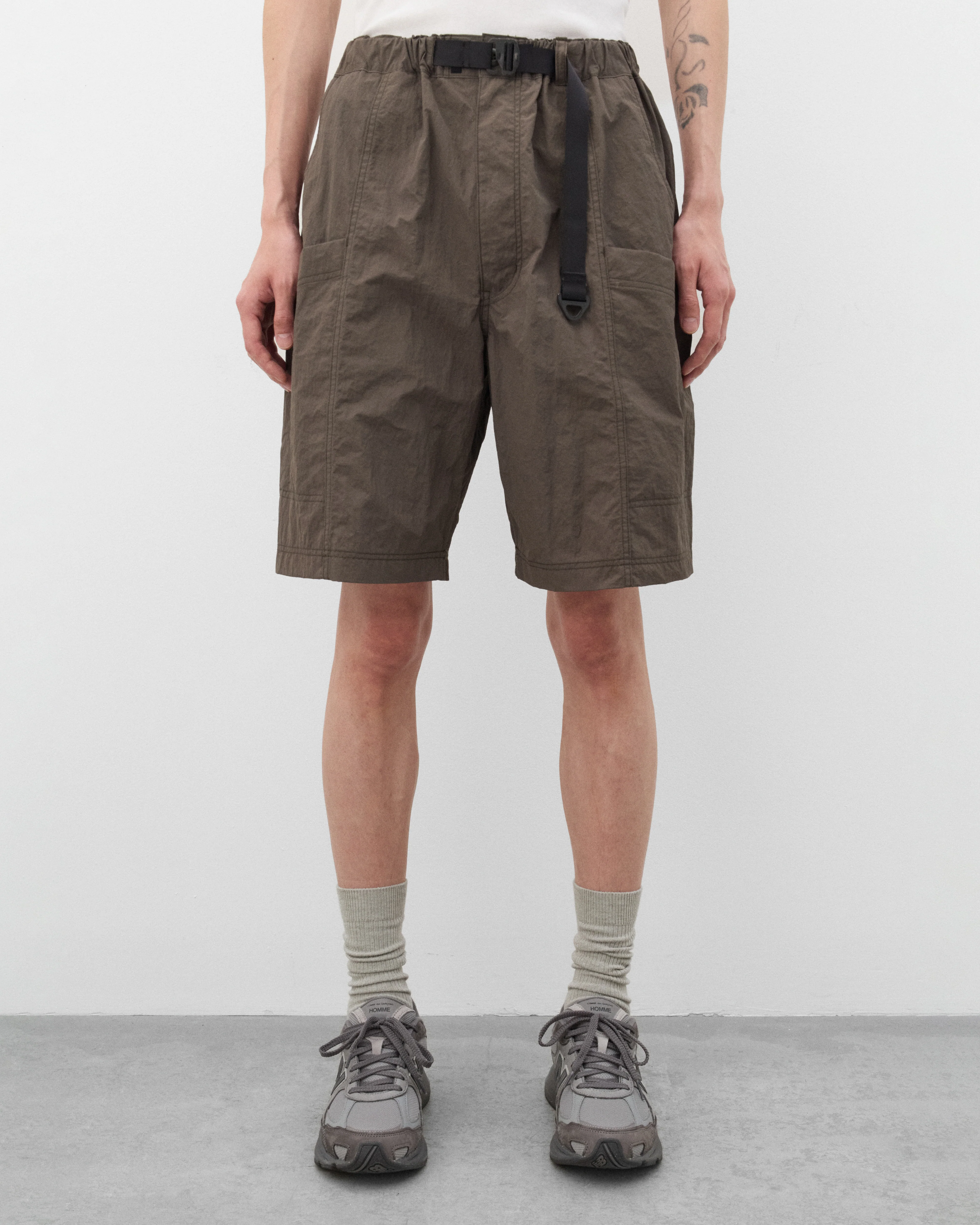 CDG Homme - Men's Climbing Short - (Khaki) - Image 3