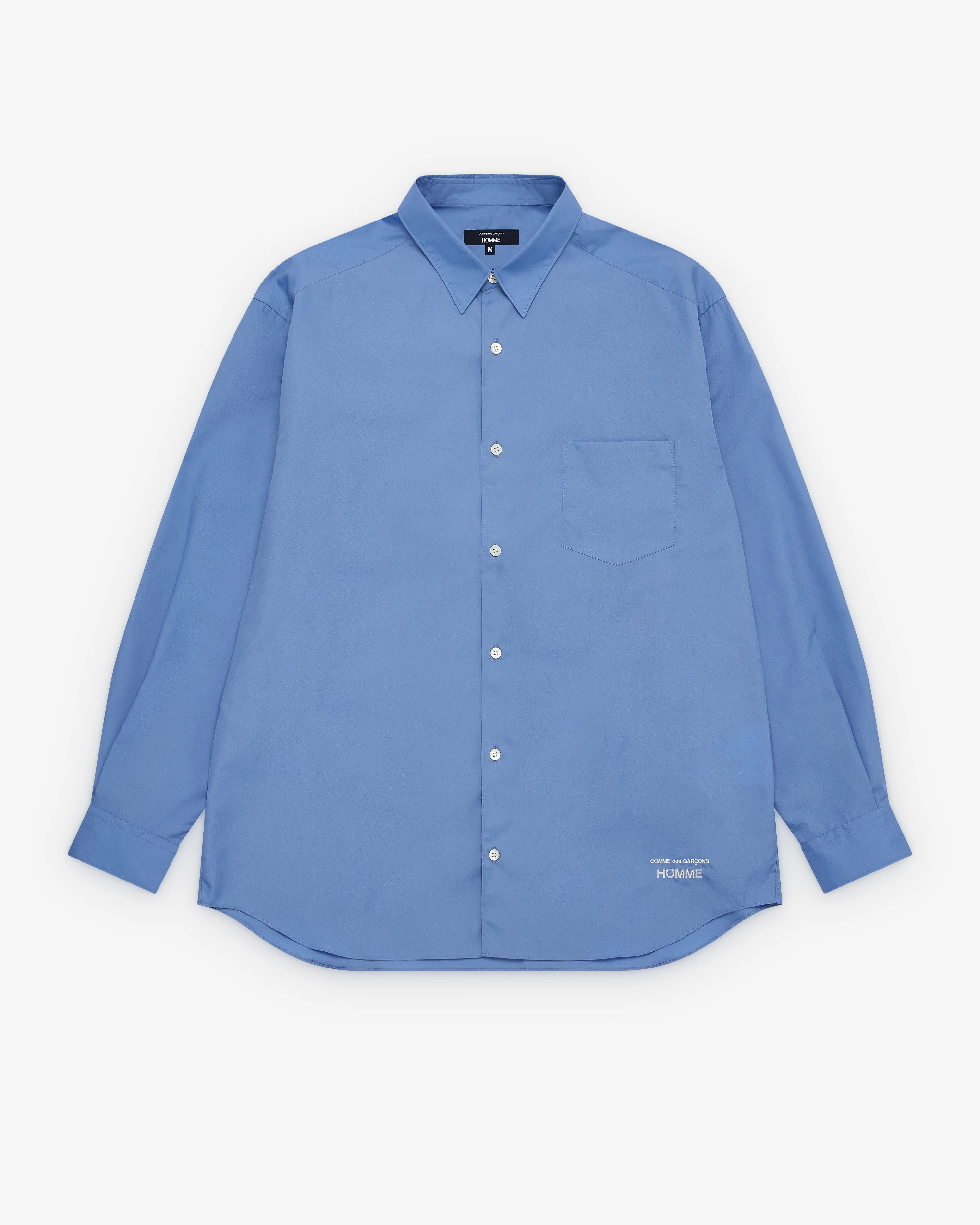 CDG Homme - Men's Logo Shirt - (Blue)