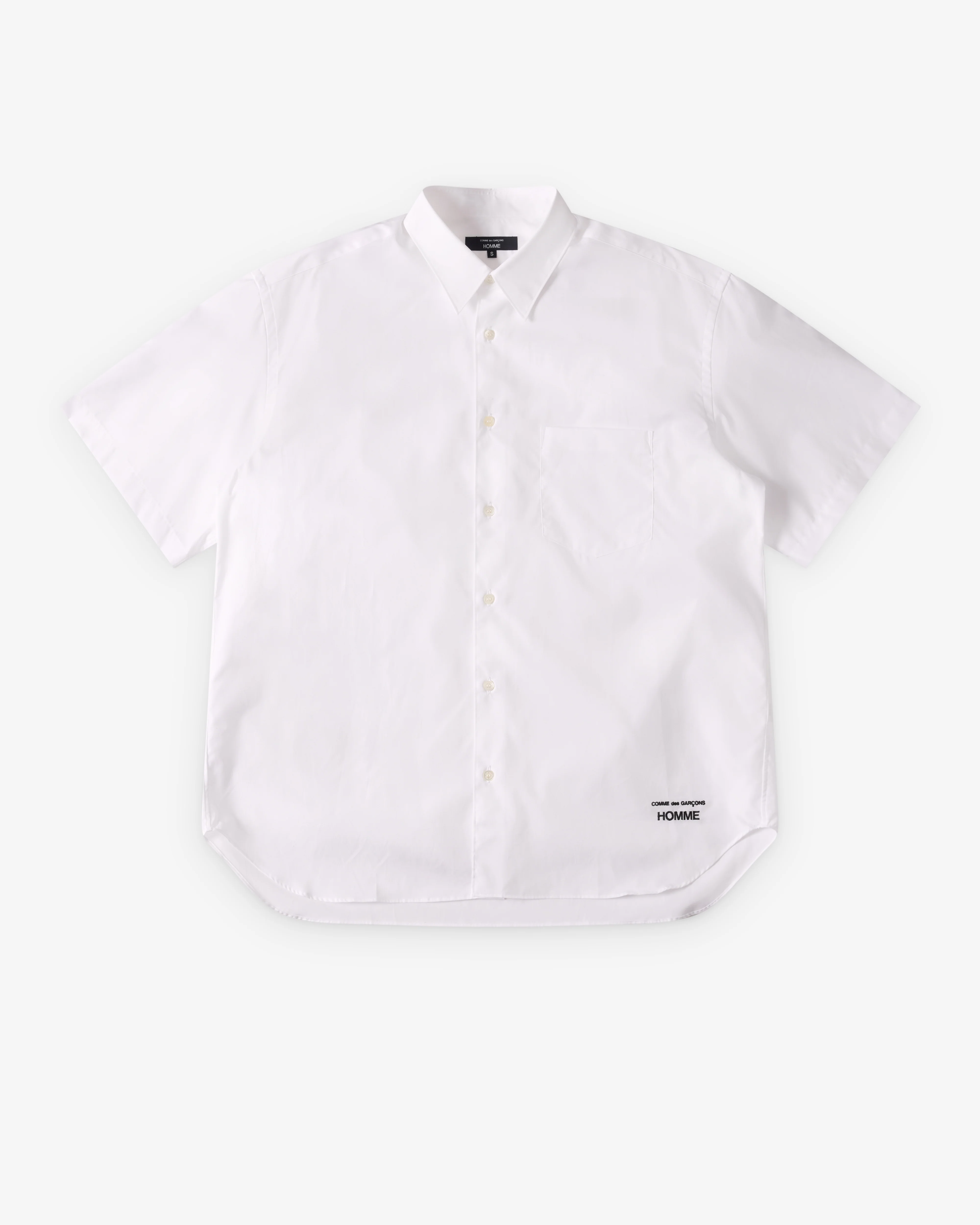 CDG Homme - Men's Short Sleeve Shirt - (White)