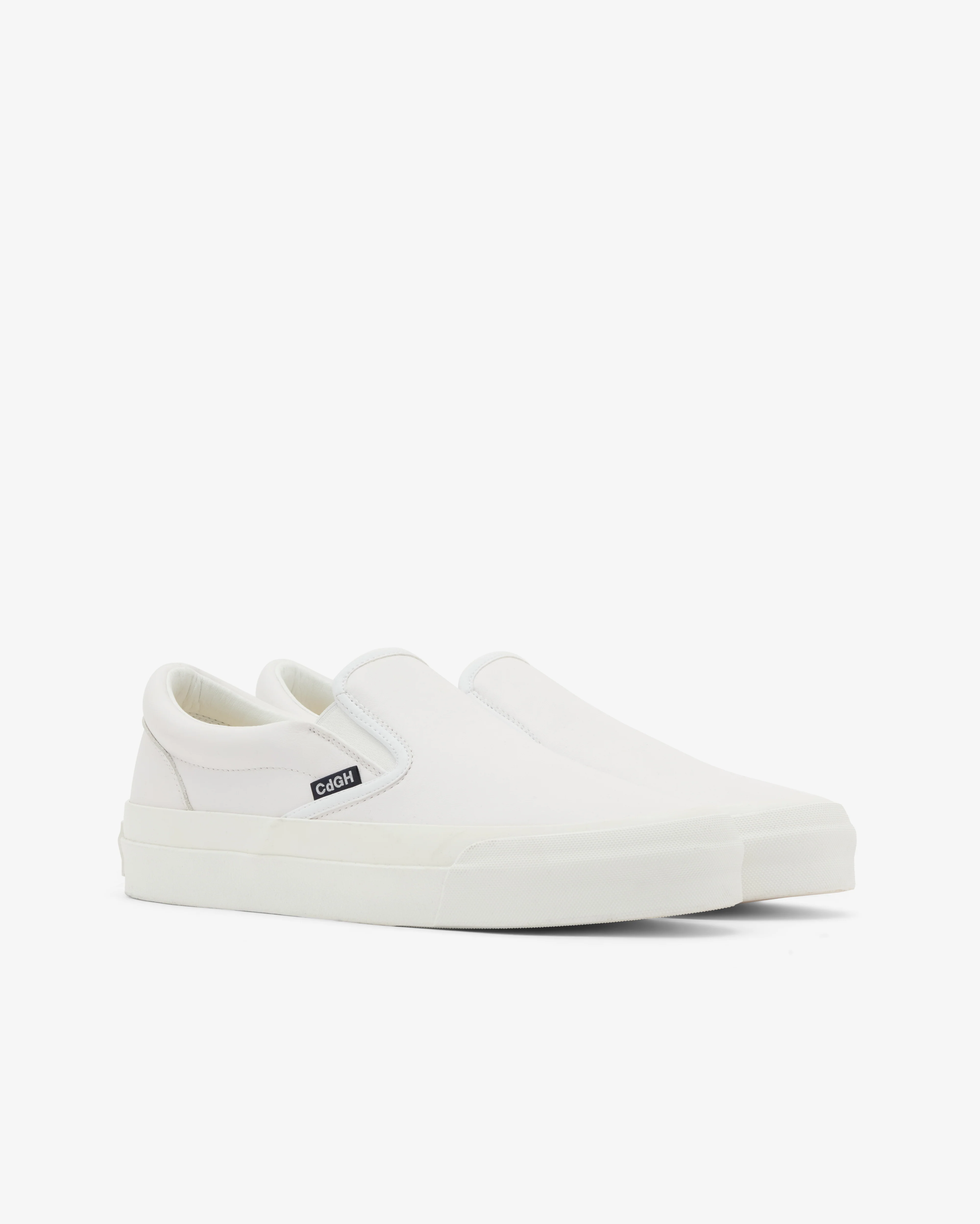 CDG Homme - Men's Slip On Shoes - (White) - Image 3