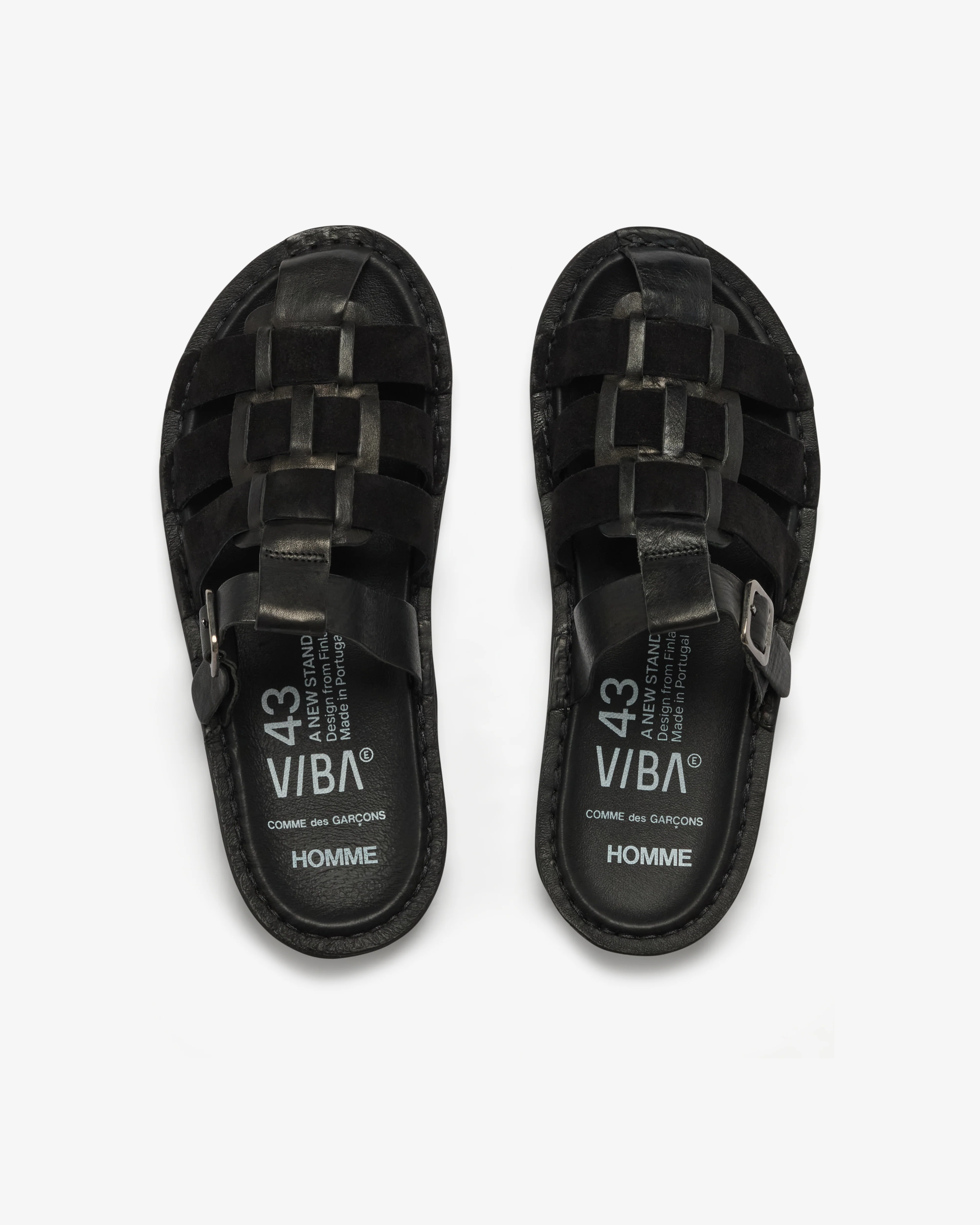 CDG Homme - Men's Vibae Strap Sandal - (Black) - Image 5