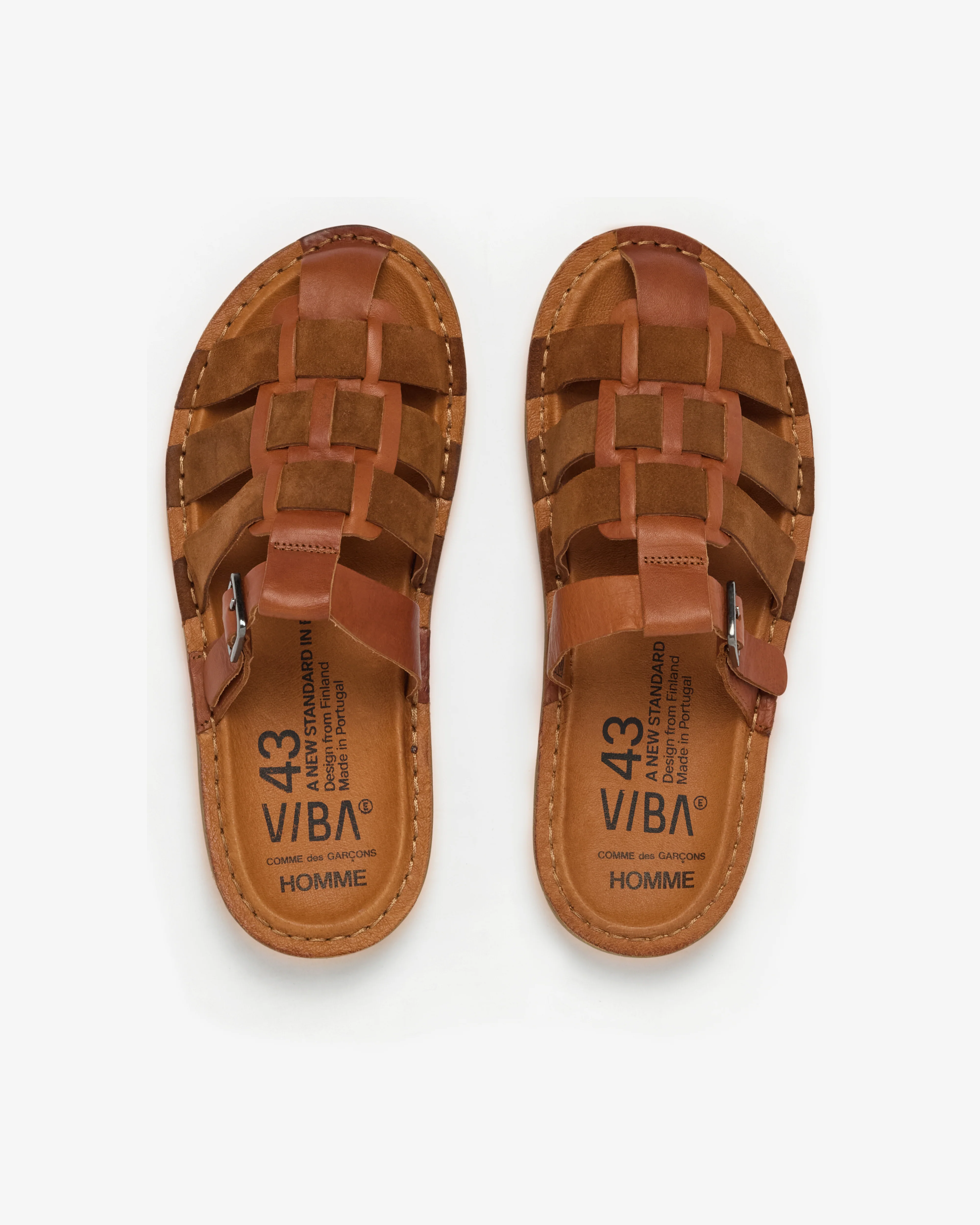 CDG Homme - Men's Vibae Strap Sandal - (Brown) - Image 5