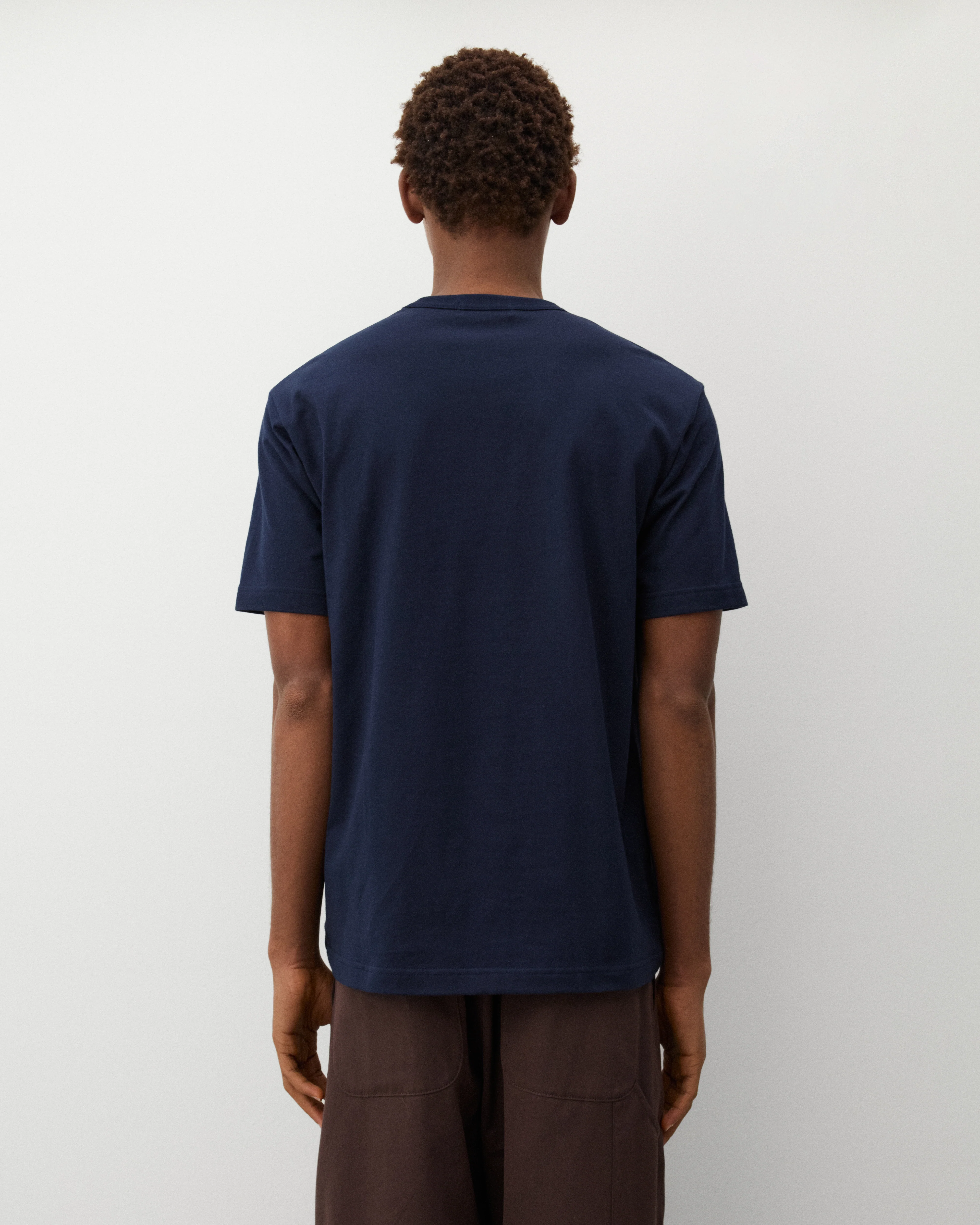 CDG Homme - Men's Logo T-Shirt - (Navy) - Image 5