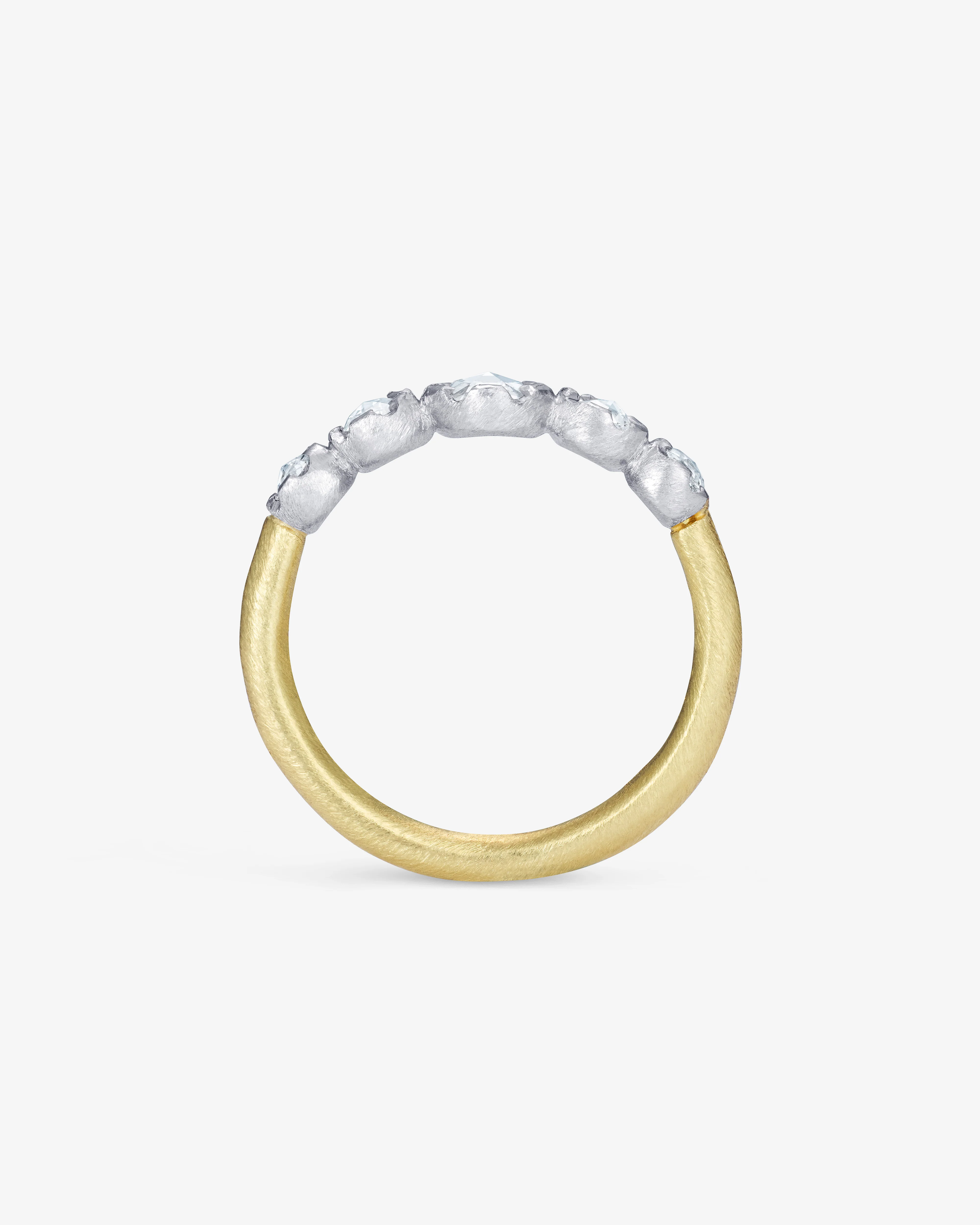 Hum - Diamond Ring - (Yellow Gold) - Image 3