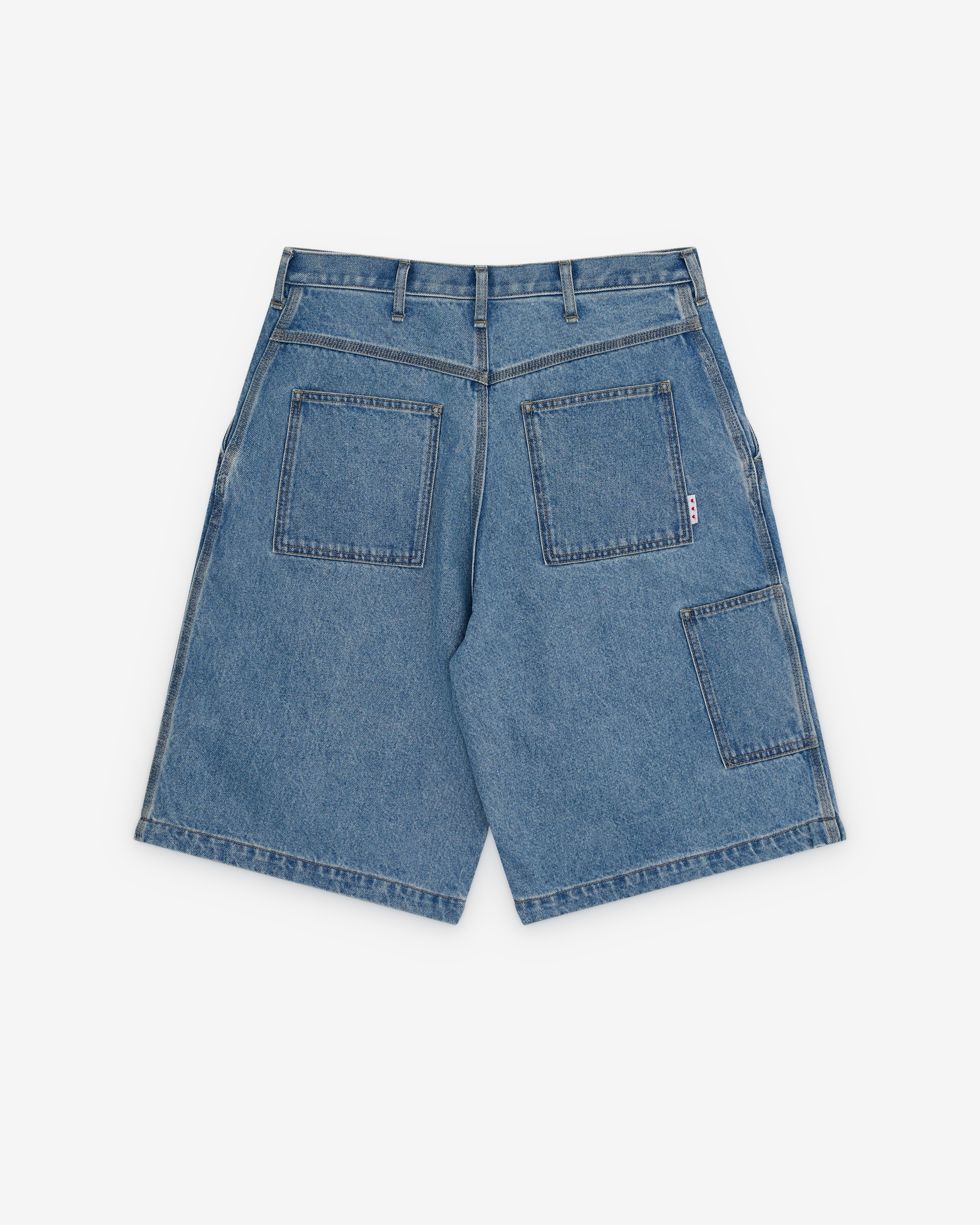 Human Made - Men’s Denim Painter Shorts - (Indigo) - Image 2