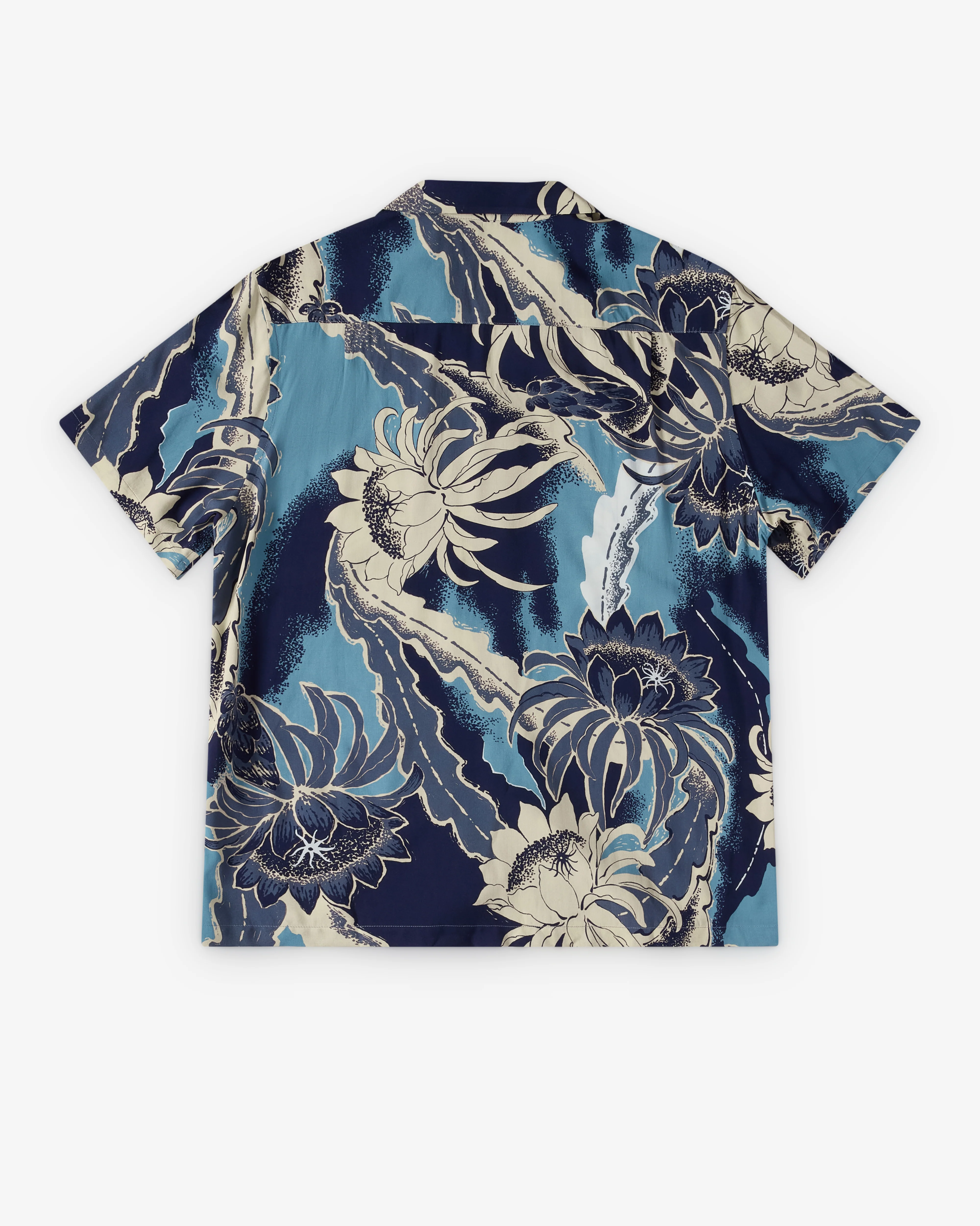 JW Anderson  - Men's Camp Collar Shirt - (Sapphire) - Image 2