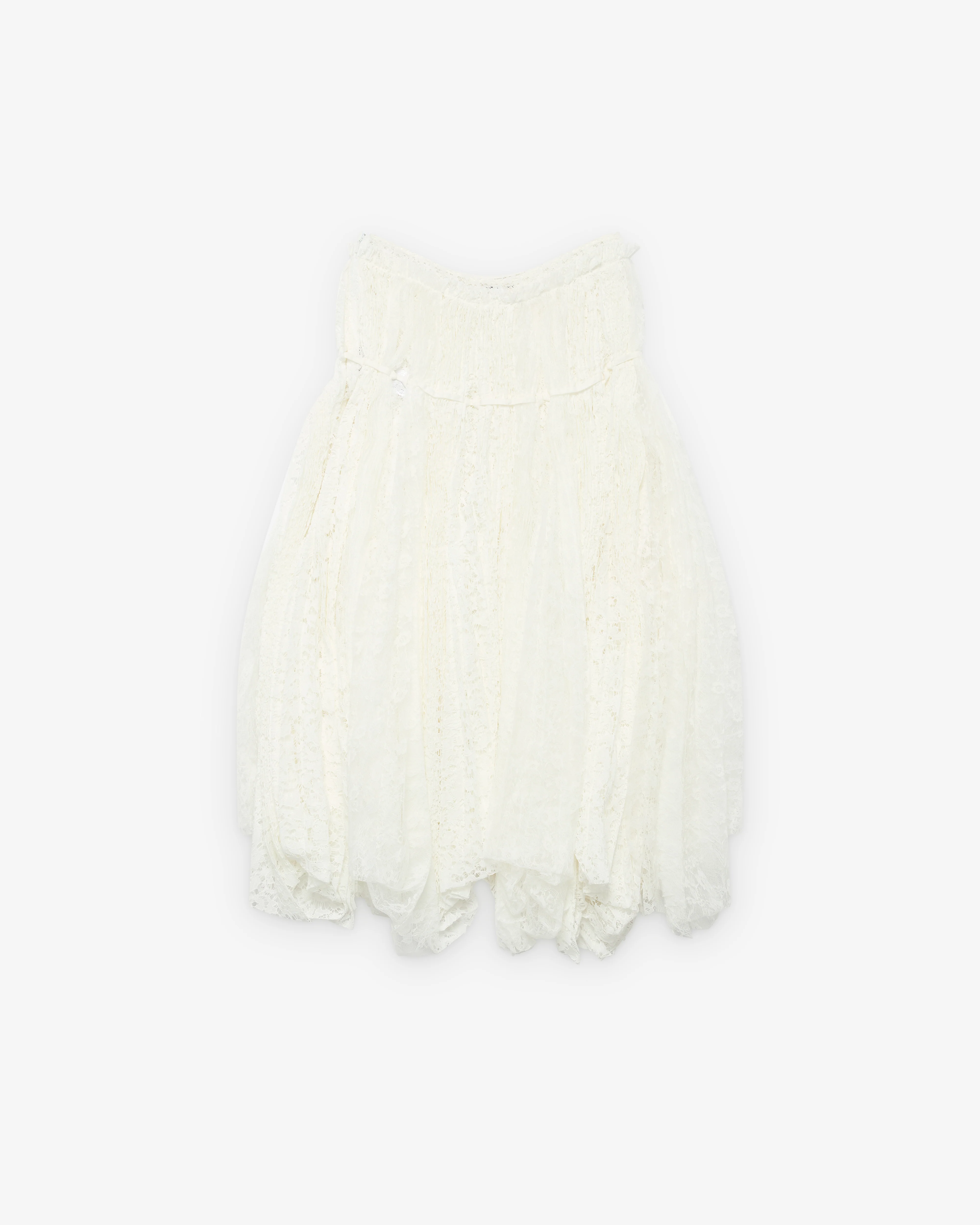 J.W. Anderson - Women's Mixed Lace Skirt - (White) - Image 2