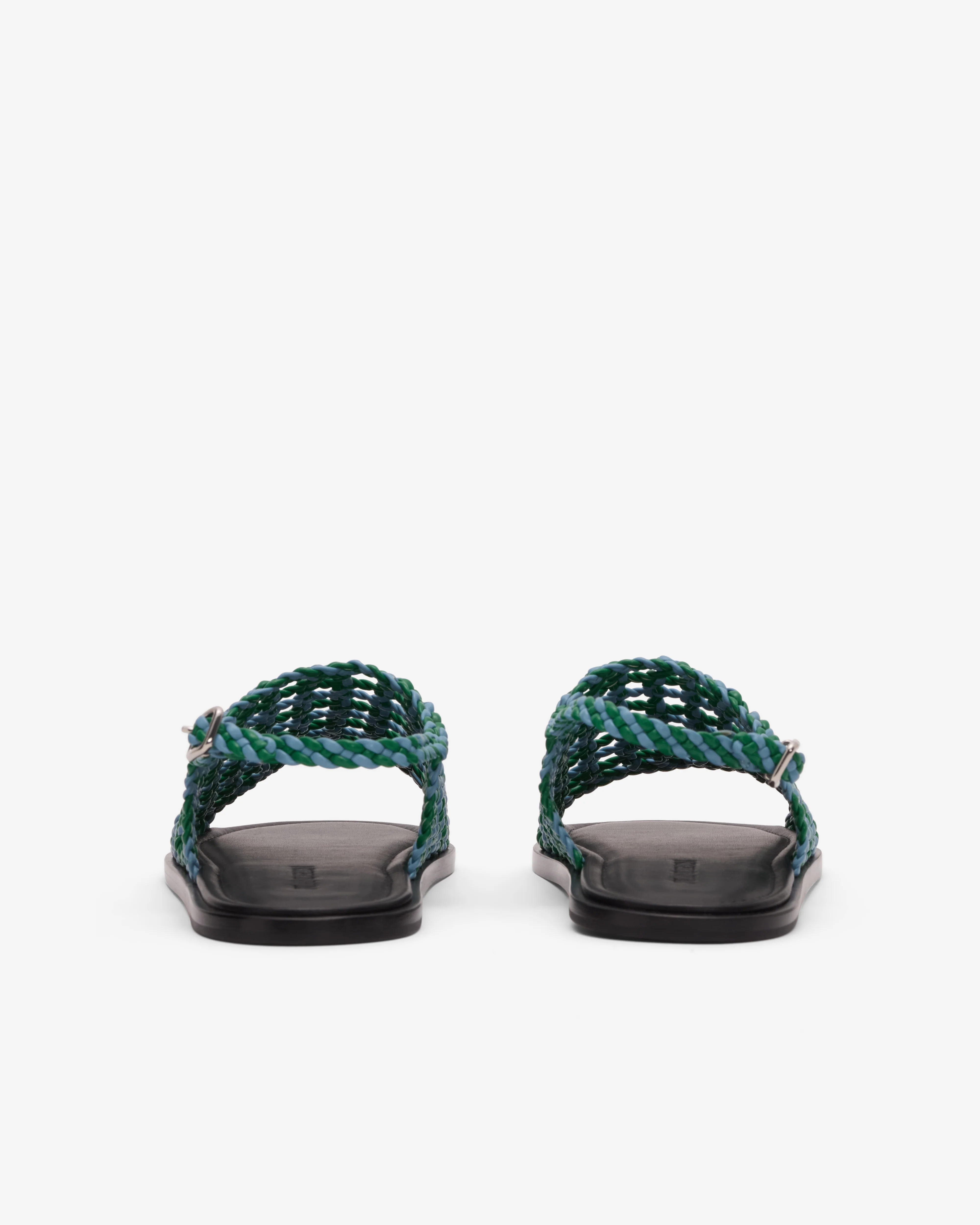 JW Anderson - Women's Woven Sandal - (Blue/Green) - Image 4