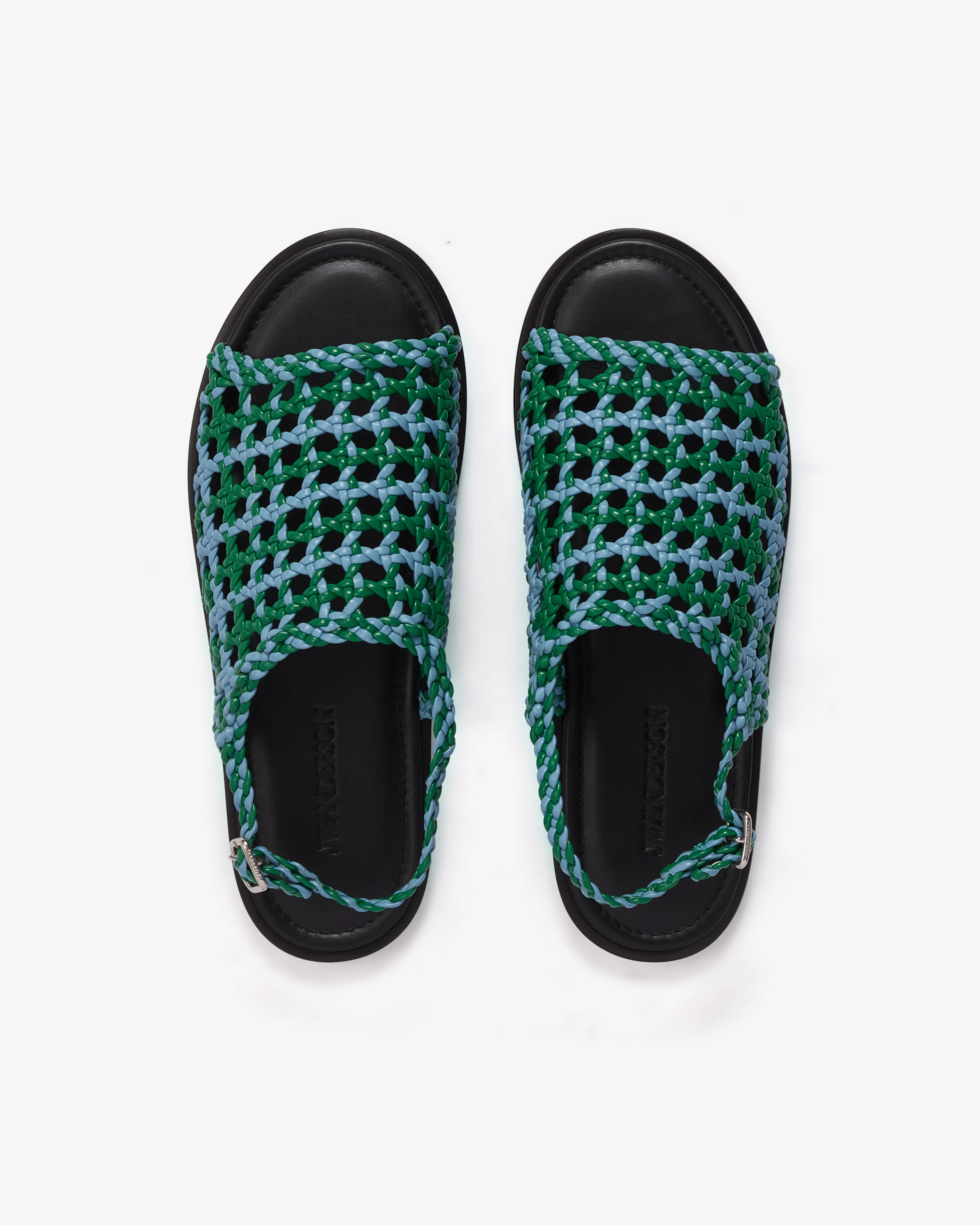 JW Anderson - Women's Woven Sandal - (Blue/Green) - Image 5