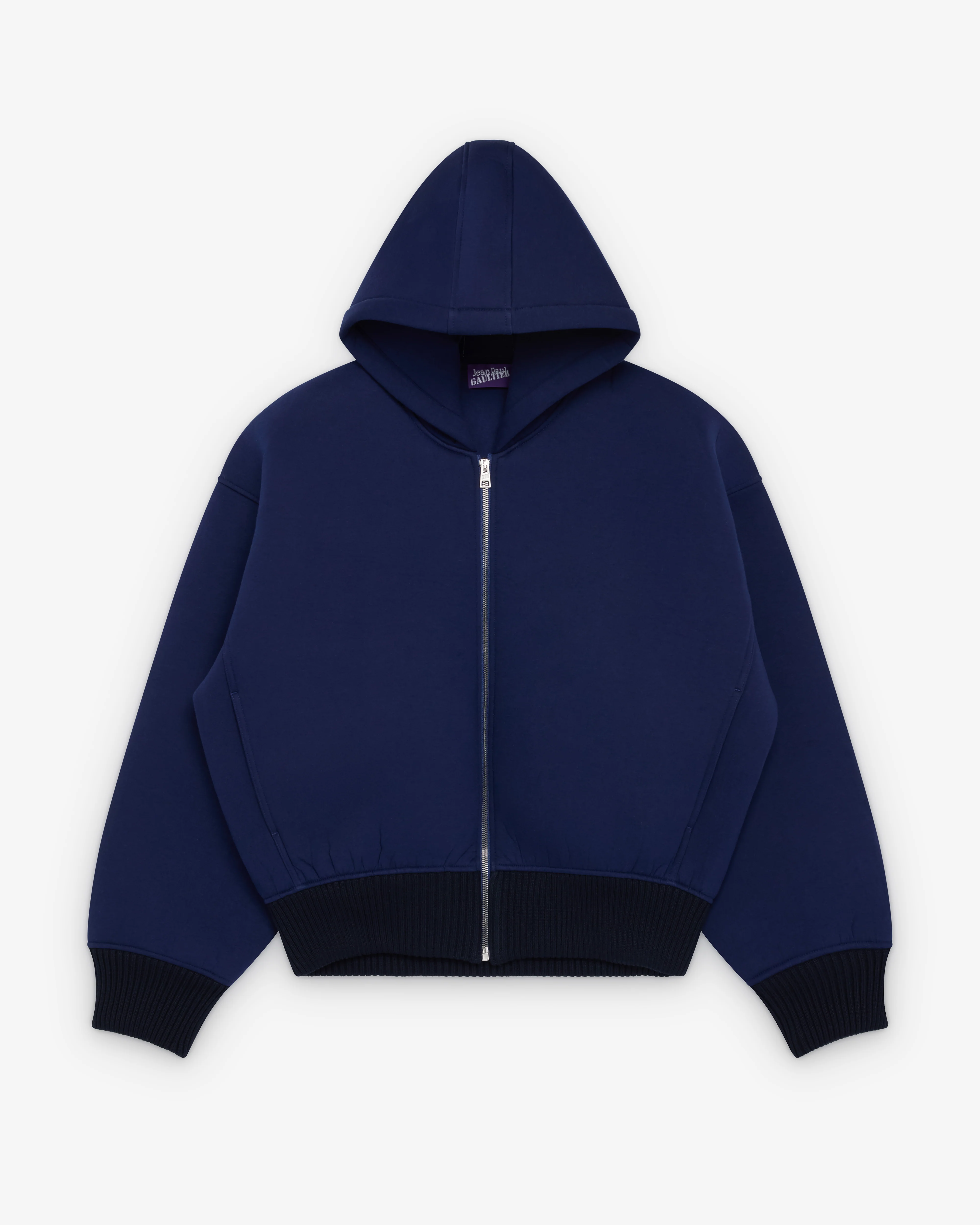 Jean Paul Gaultier - Women's Bonded Jersey Hoodie - (Navy)