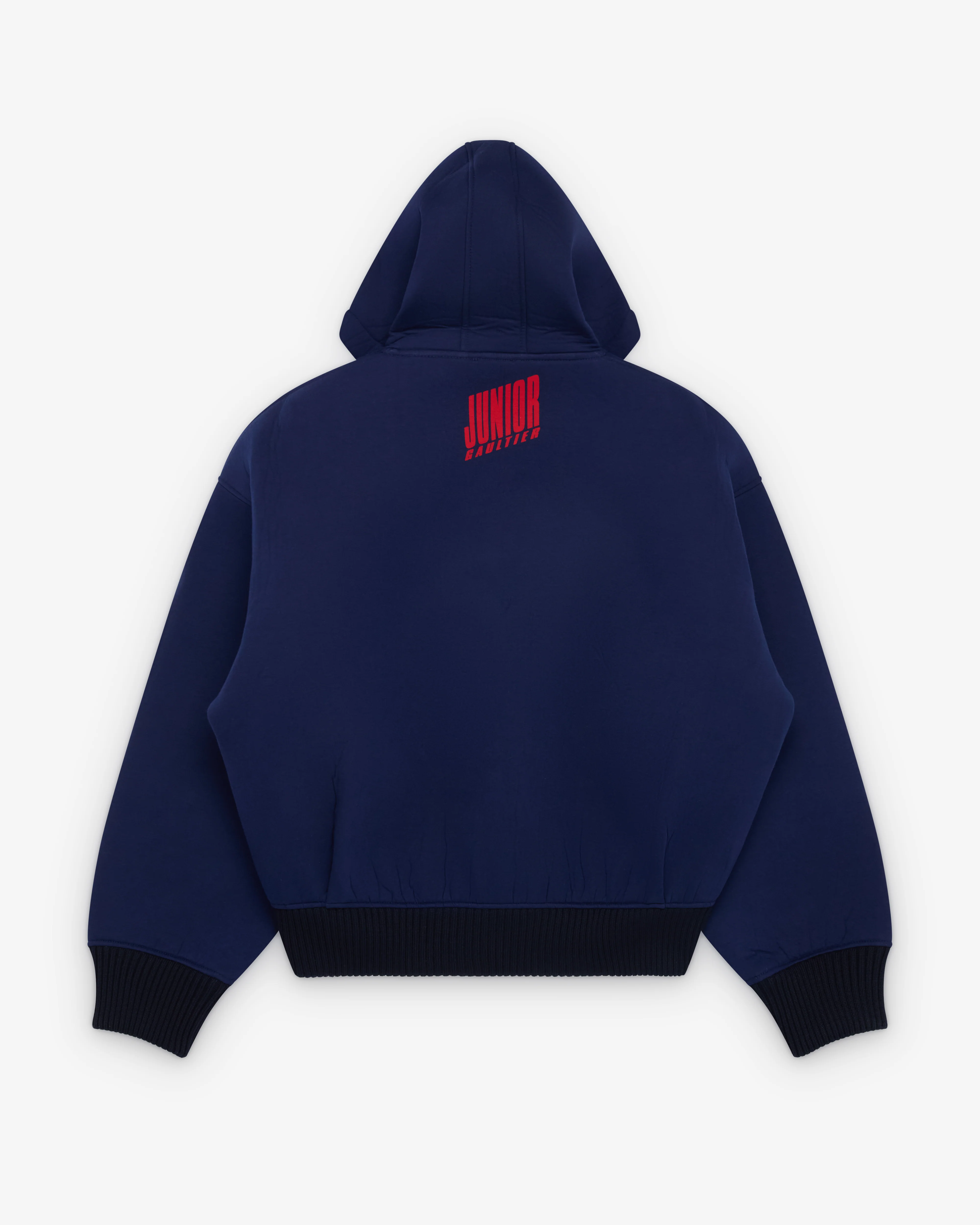 Jean Paul Gaultier - Women's Bonded Jersey Hoodie - (Navy) - Image 2