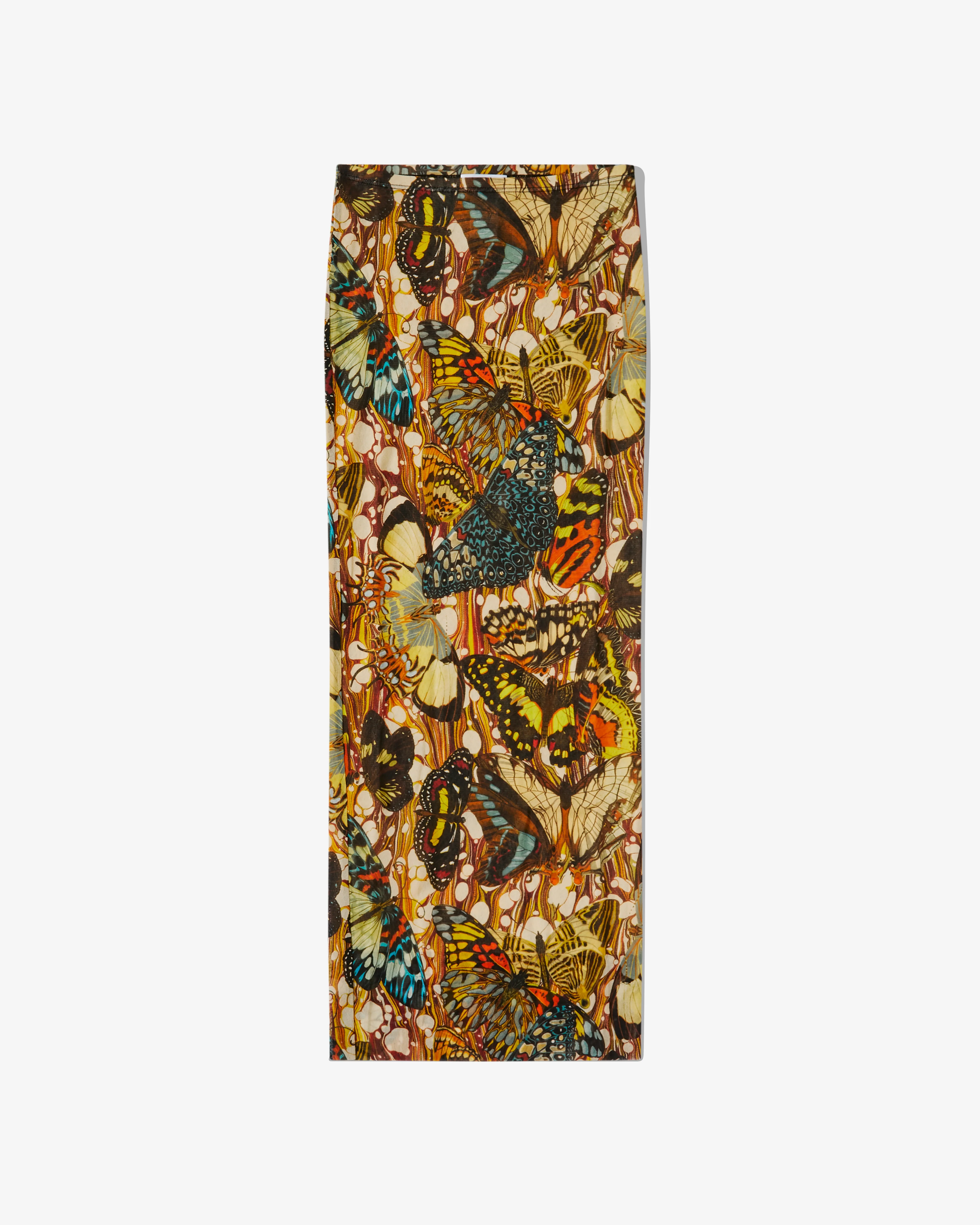 Jean Paul Gaultier - Women’s Printed Mesh Skirt - (Yellow)