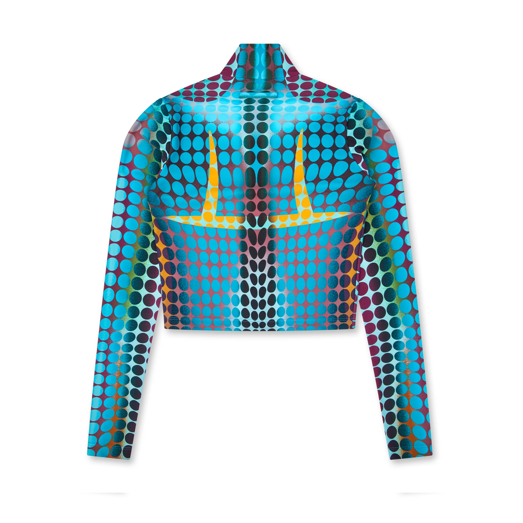 Jean Paul Gaultier - Women’s High Neck Top - (Blue/Purple/Yellow) - Image 2