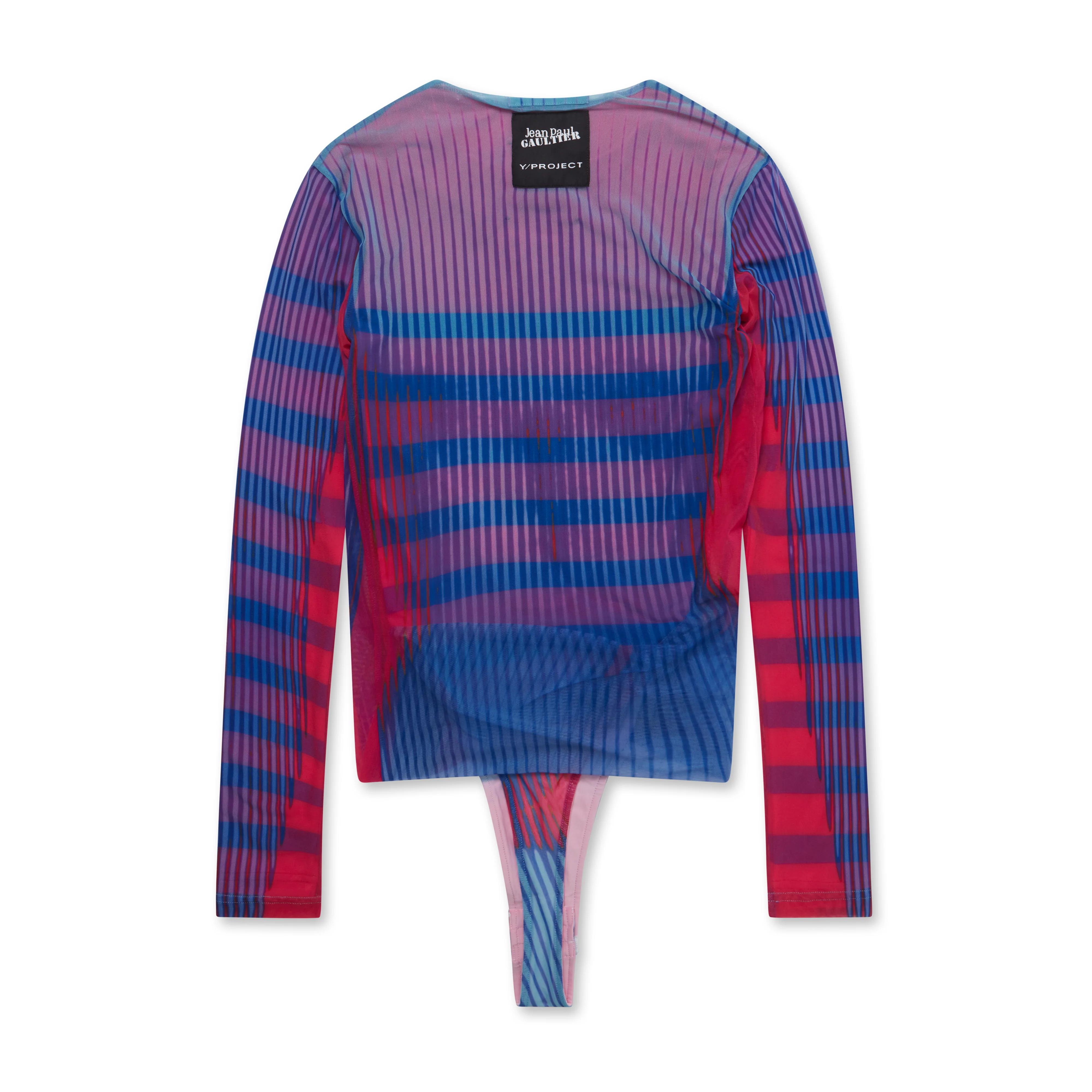 Jean Paul Gaultier - Y Project Women’s Body Morph Bodysuit - (Pink/Blue) - Image 2