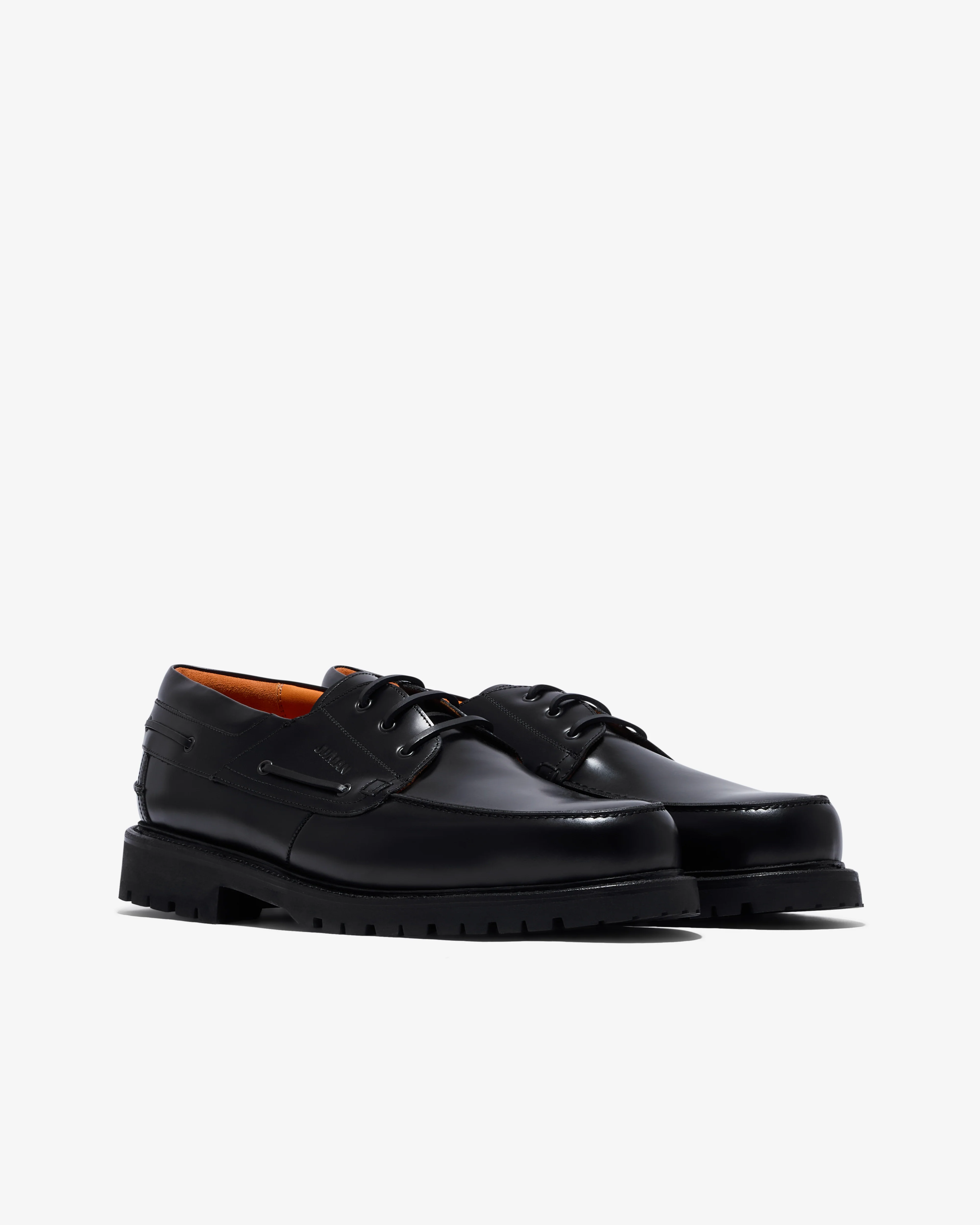 Junya Watanabe Man - Heinrich Dinkelacker Boat Shoes - (Black) - Image 3