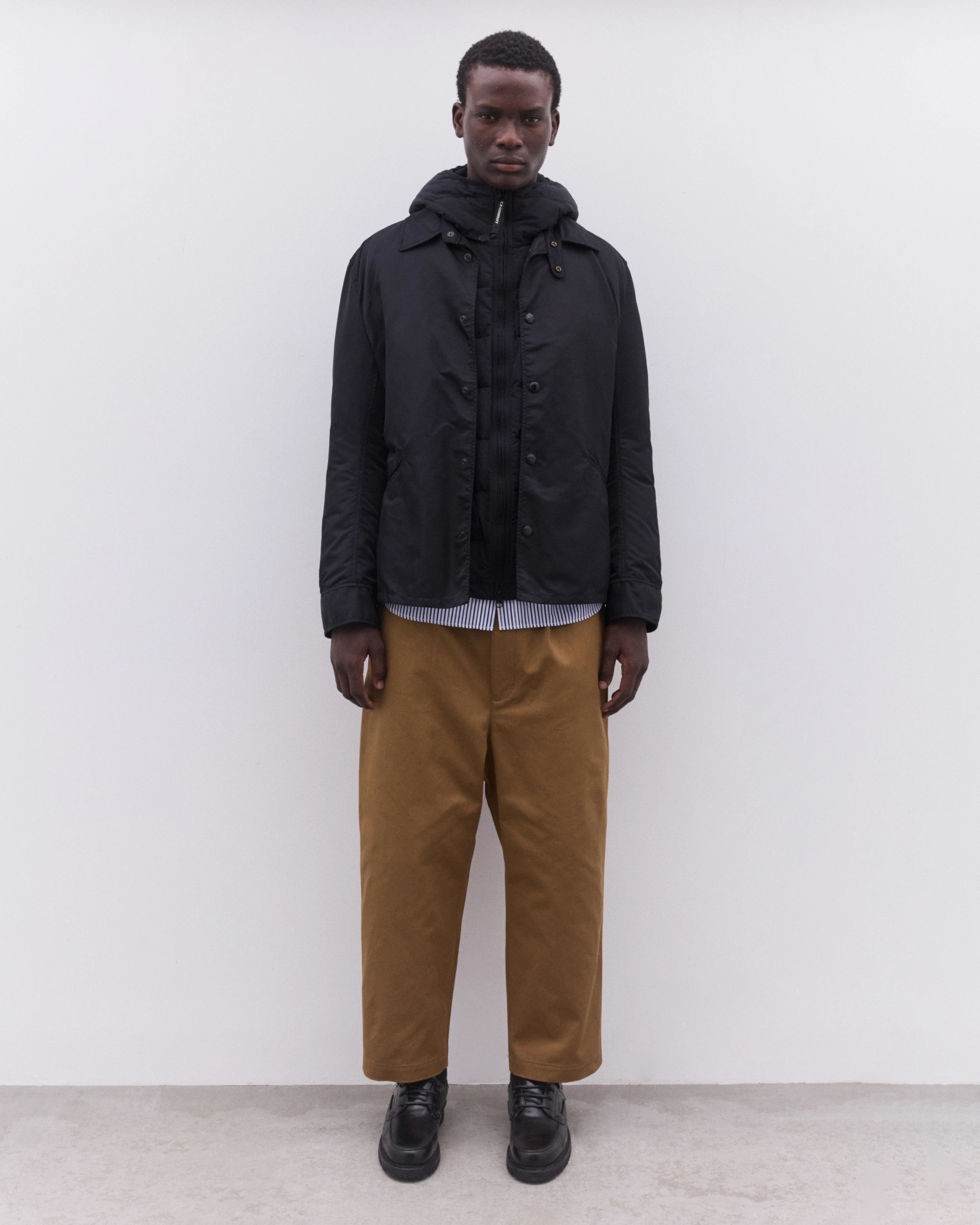 Junya Watanabe Man - Men’s C.P. Company Hooded Jacket - (Black) - Image 6