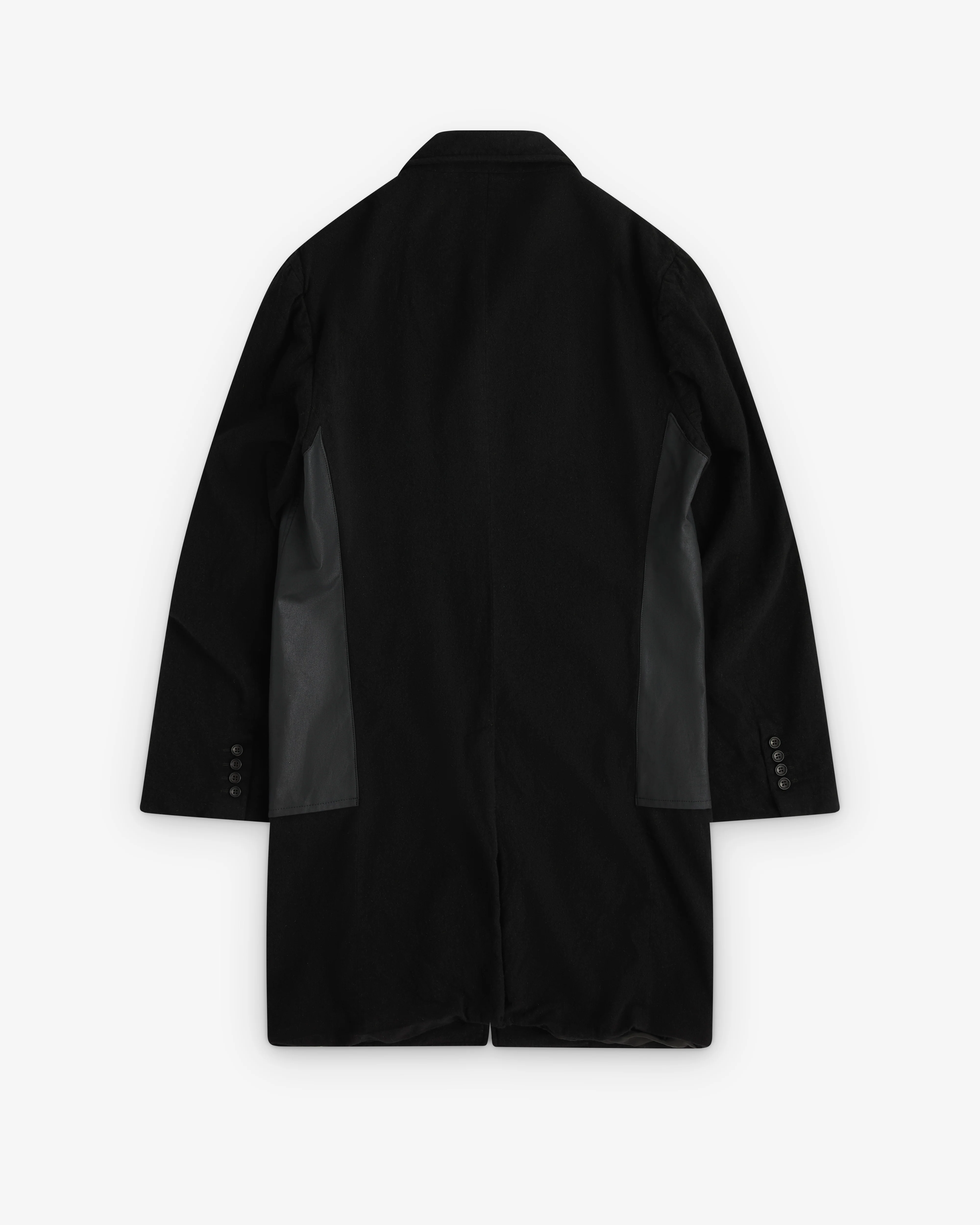 Junya Watanabe MAN - Filson Men’s Wool Waxed Coat - (Black) - Image 2