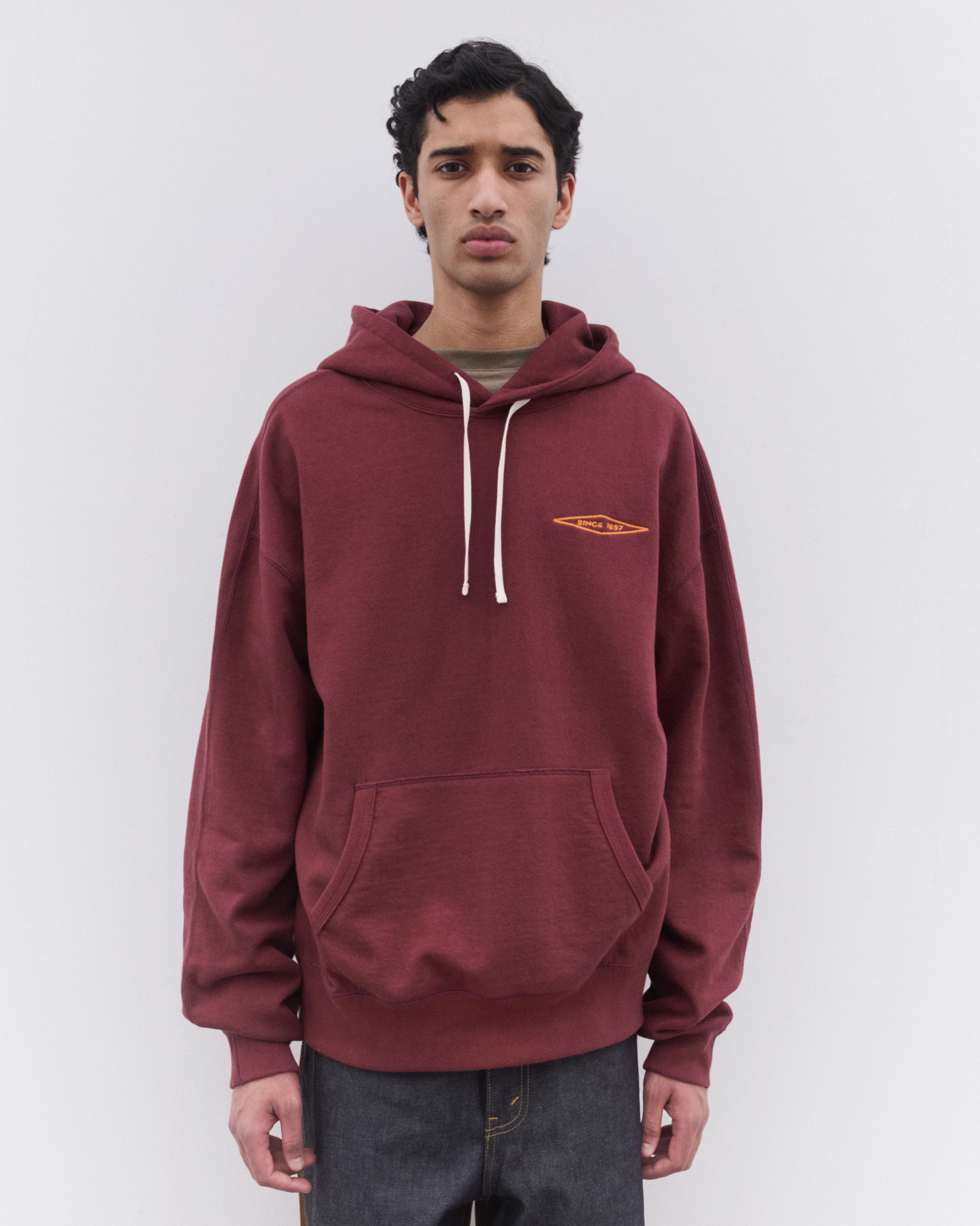 Junya Watanabe Man - Men’s Filson Hooded Sweatshirt - (Burgundy) - Image 3