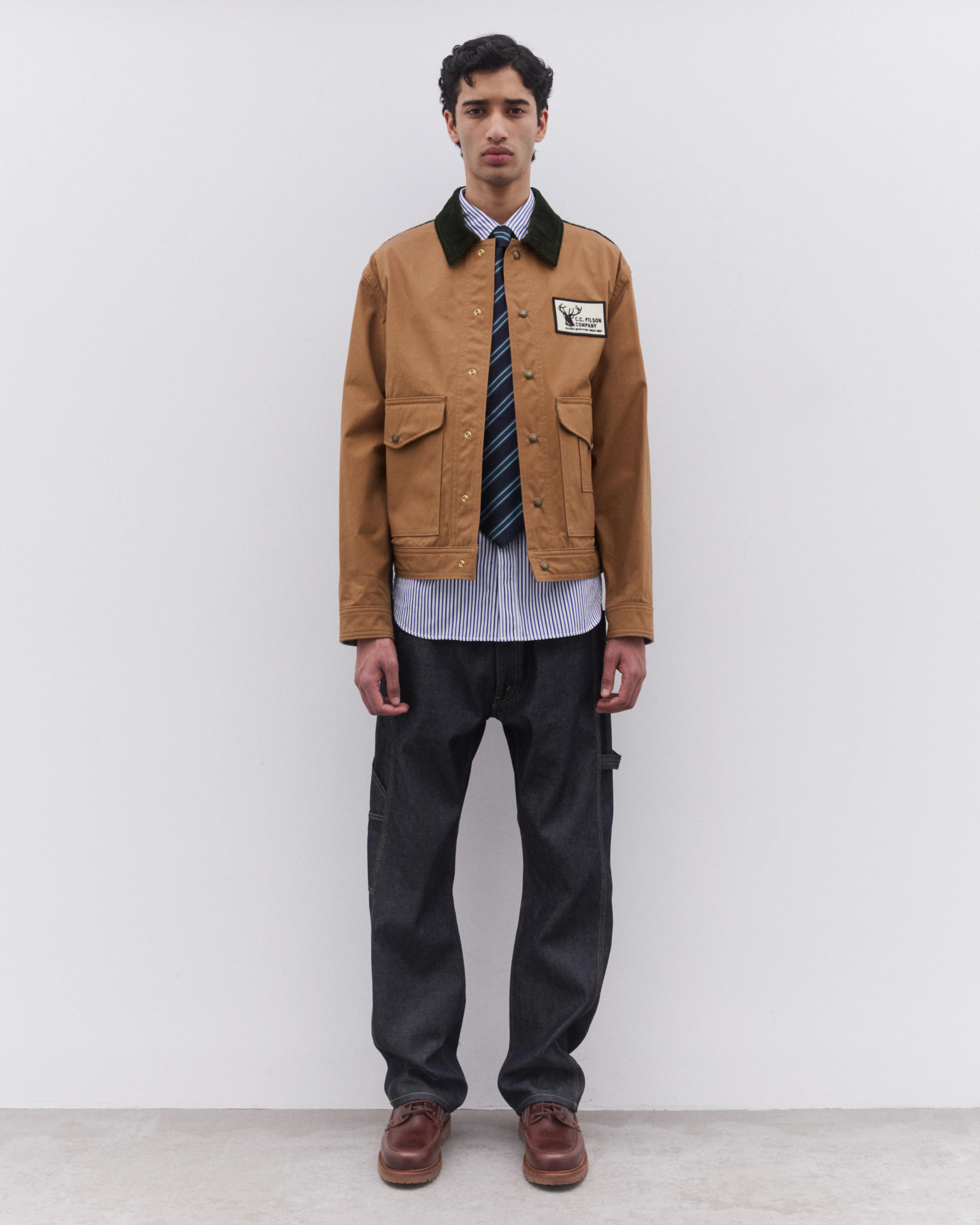 Junya Watanabe Man - Men’s Filson Deck Jacket - (Brown) - Image 6