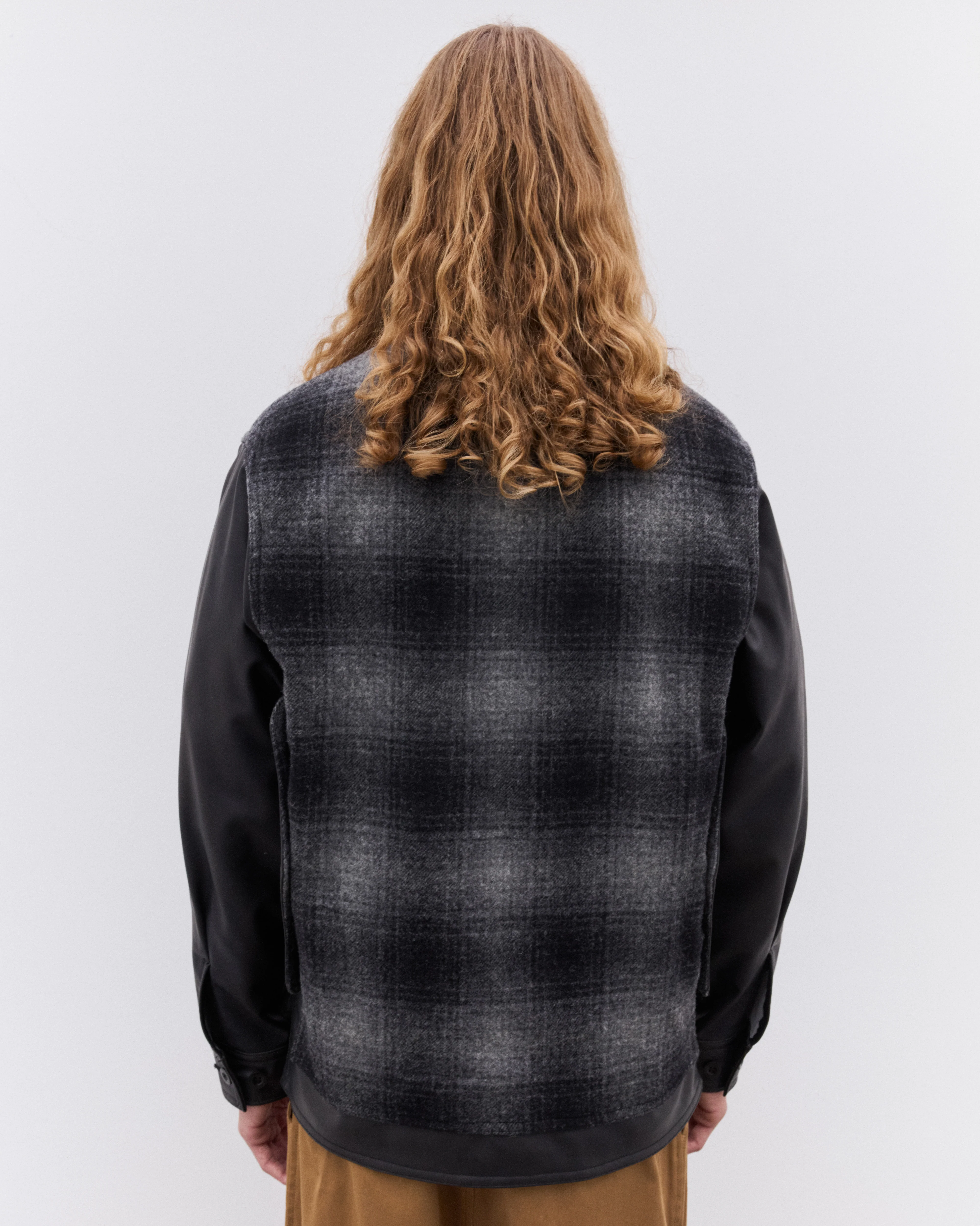 Junya Watanabe Man - Men’s Filson Faux Leather Panelled Jacket - (Black) - Image 4