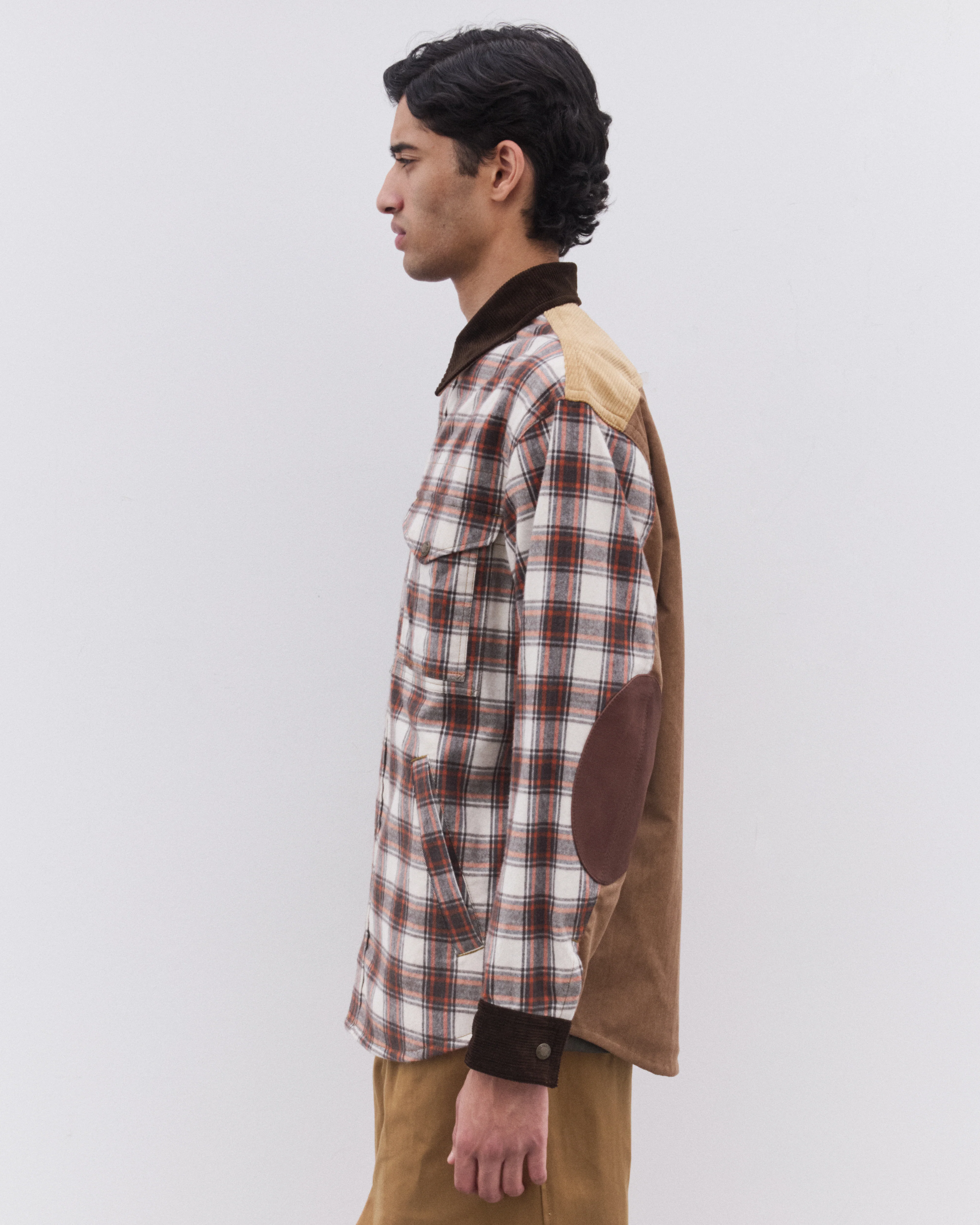 Junya Watanabe Man - Men’s Checked Heavyweight Shirt - (Multi) - Image 4