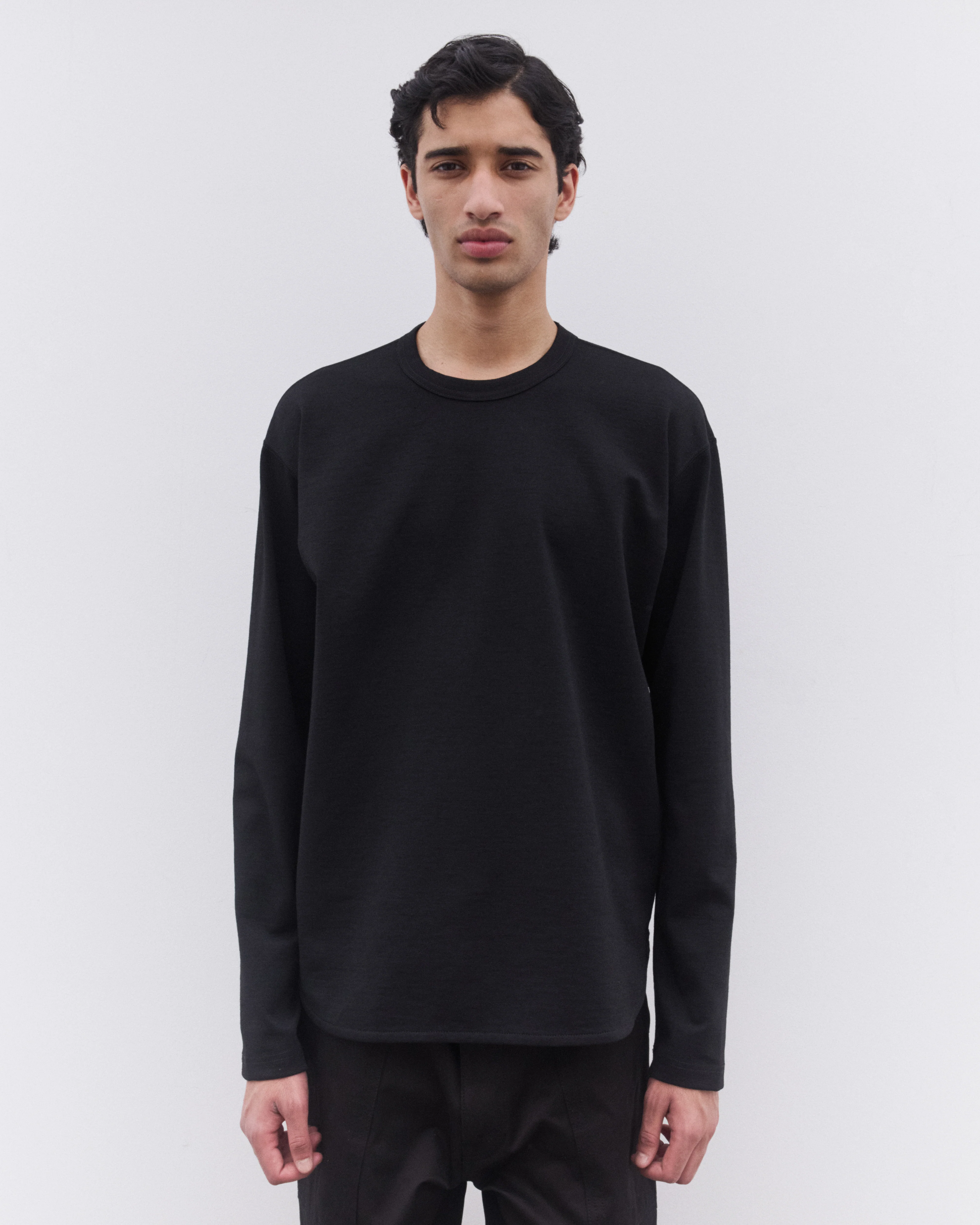 Junya Watanabe Man - Men’s Long Sleeve T-Shirt - (Black) - Image 3