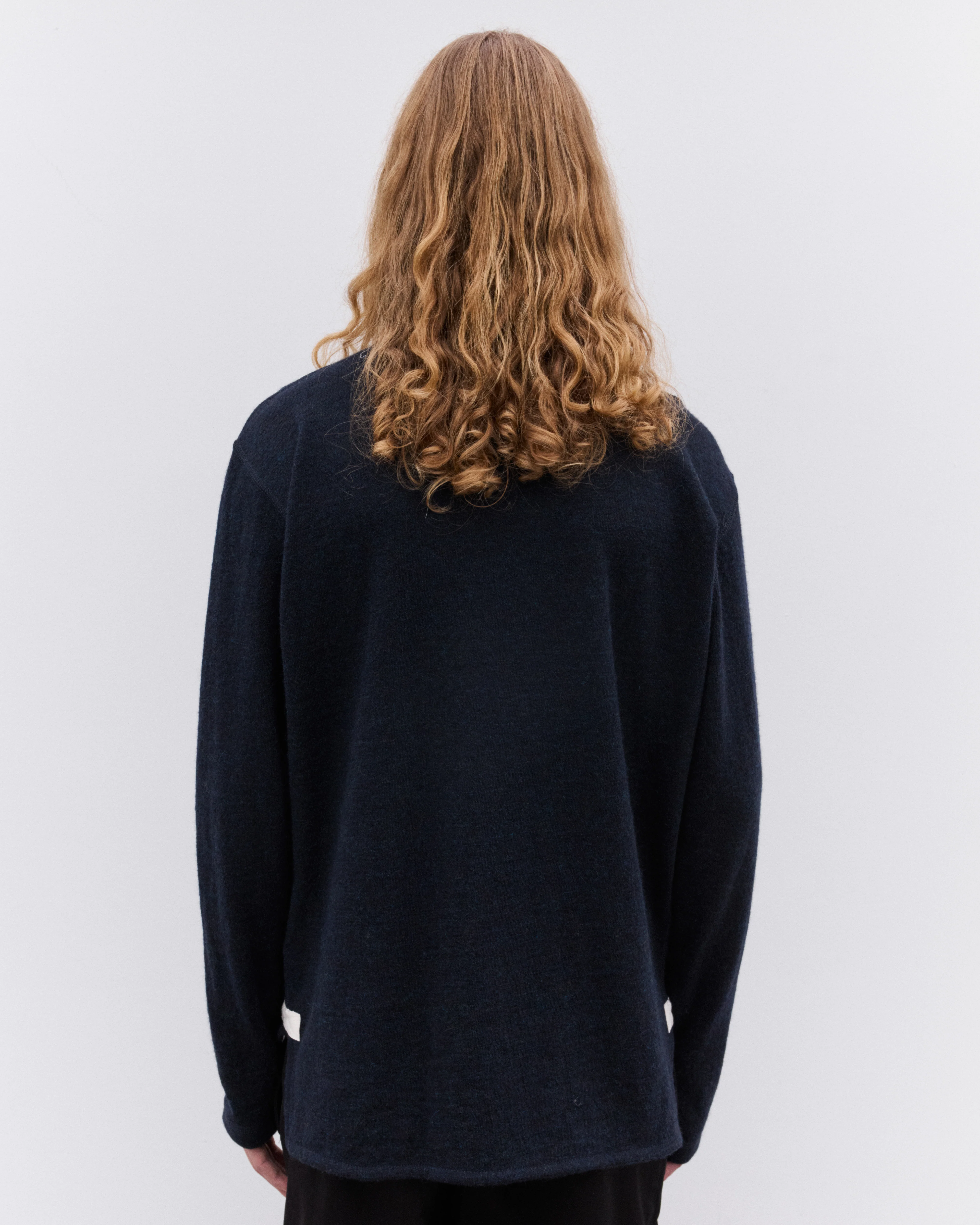 Junya Watanabe Man - Men’s Flatlock Seam Jersey - (Charcoal) - Image 4
