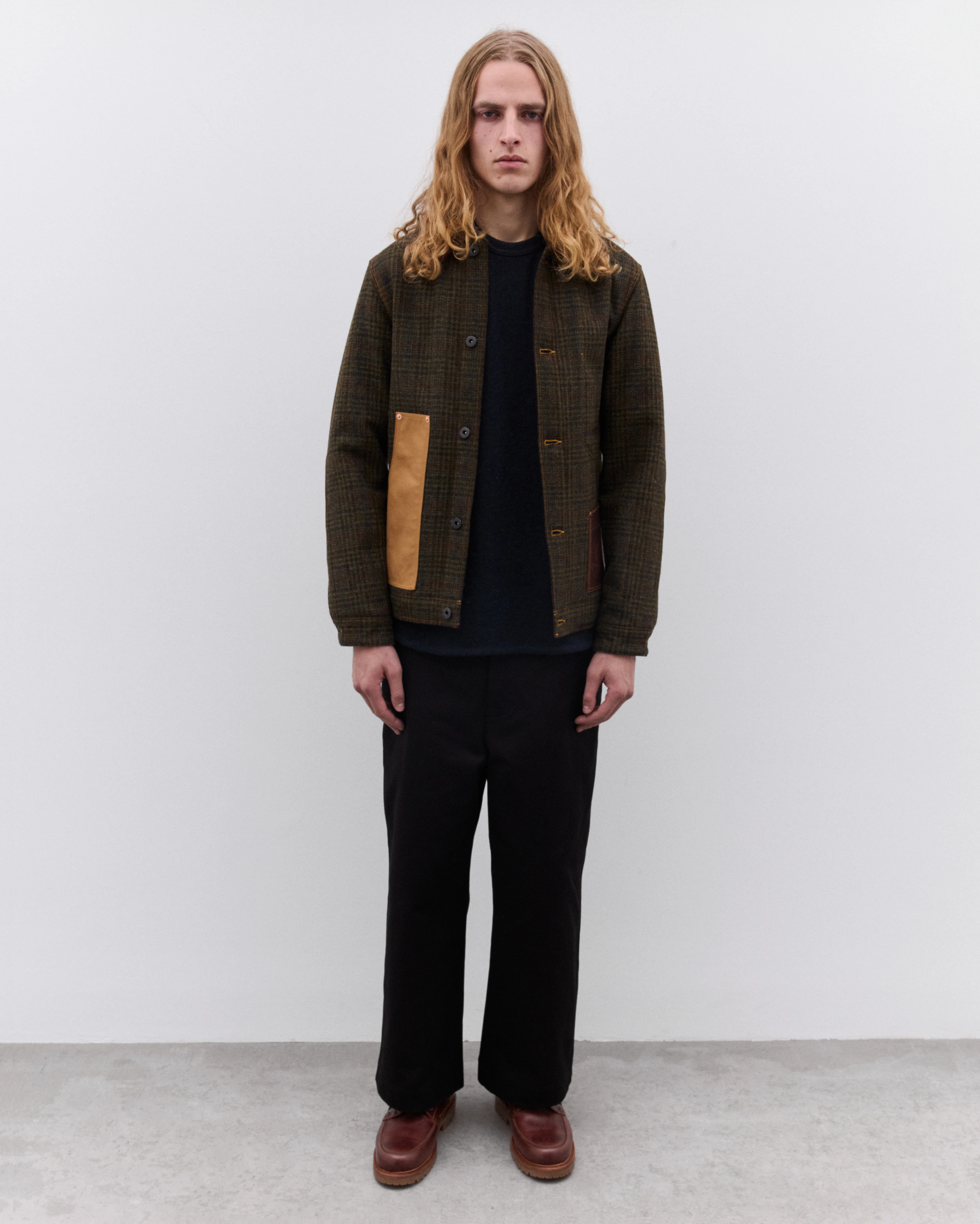Junya Watanabe Man - Men’s Flatlock Seam Jersey - (Charcoal) - Image 5