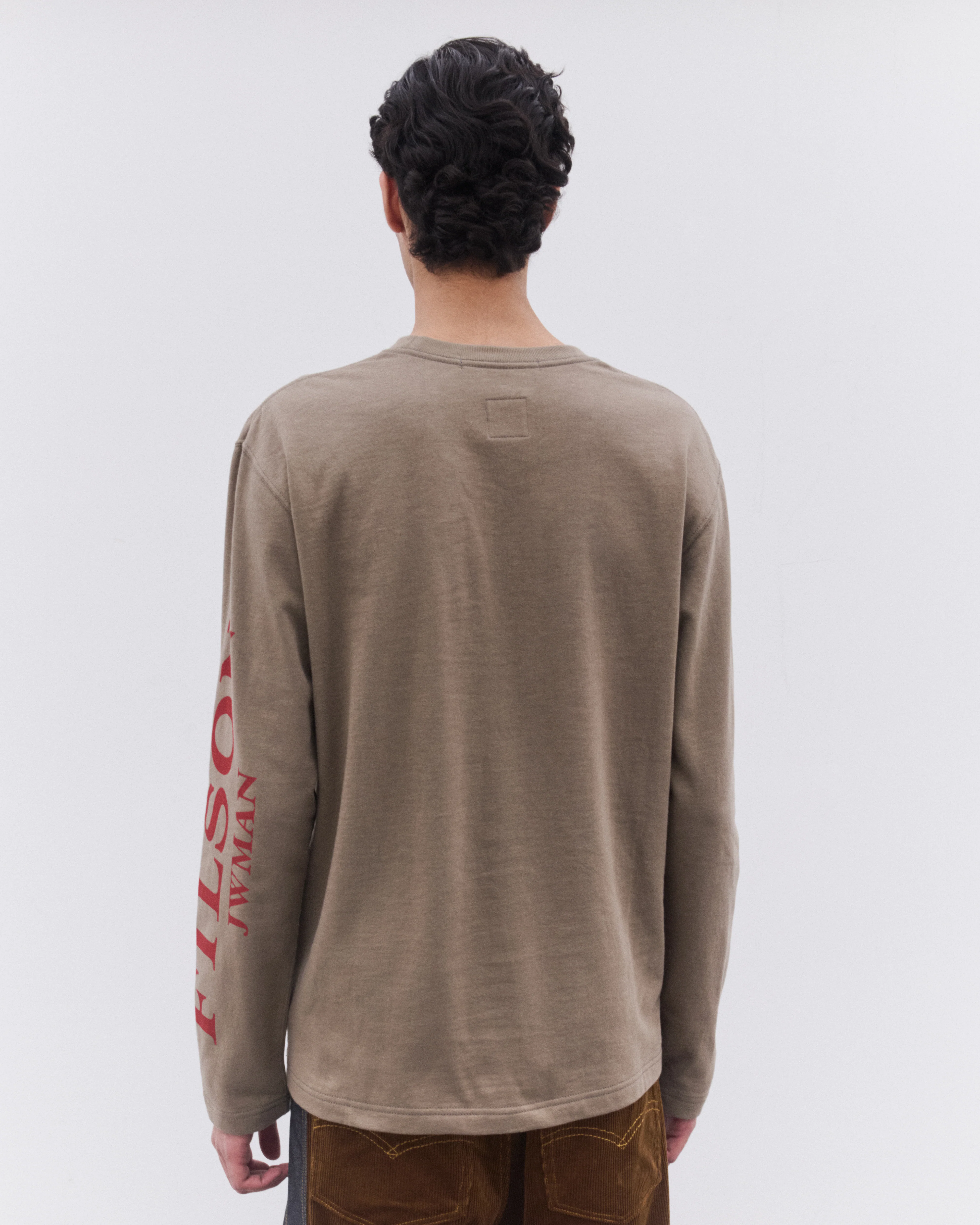 Junya Watanabe Man - Men’s Filson Long Sleeve T-Shirt - (Khaki) - Image 5