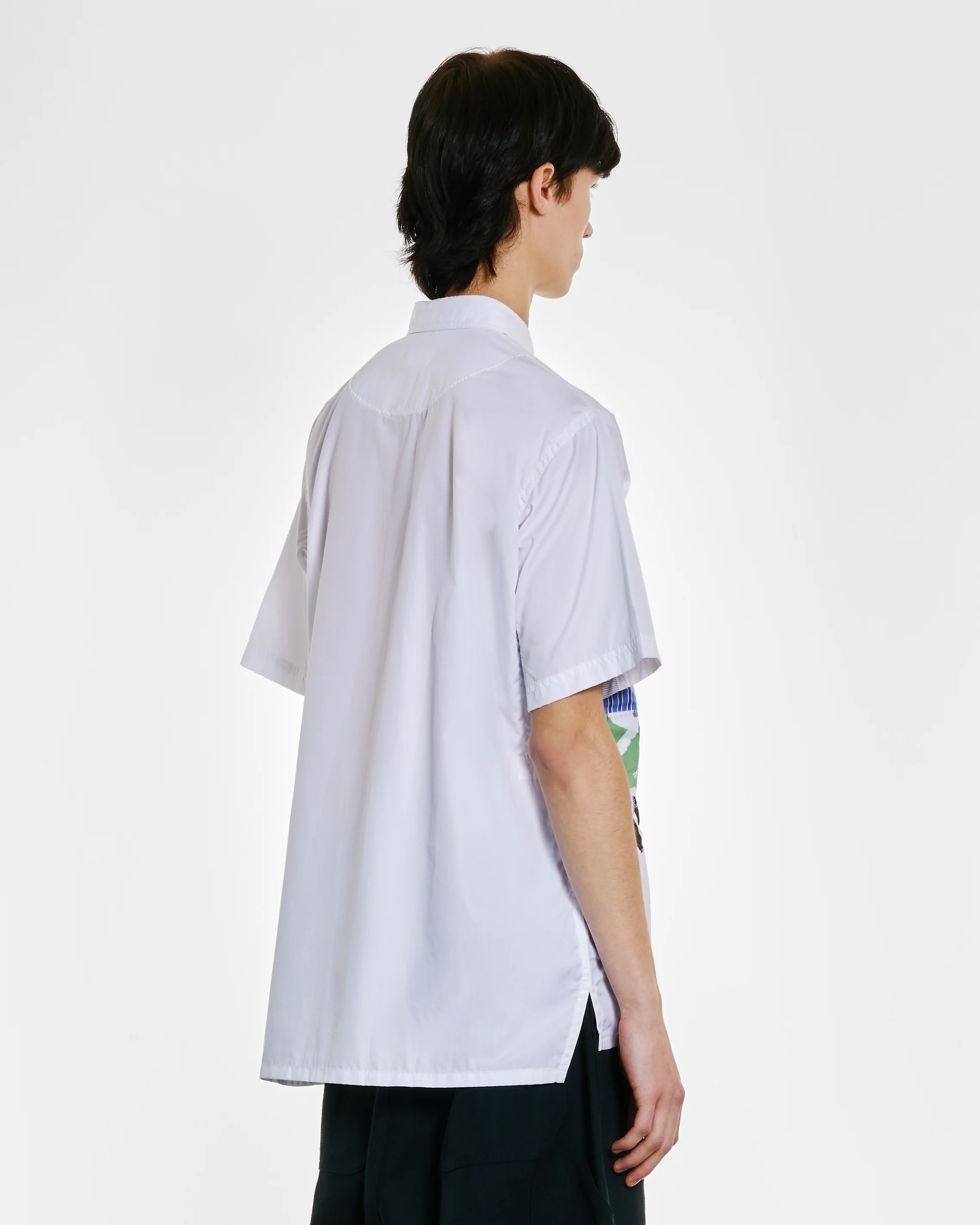 Junya Watanabe MAN - Lousy Livin Men's Patchwork Shirt - (White) - Image 4