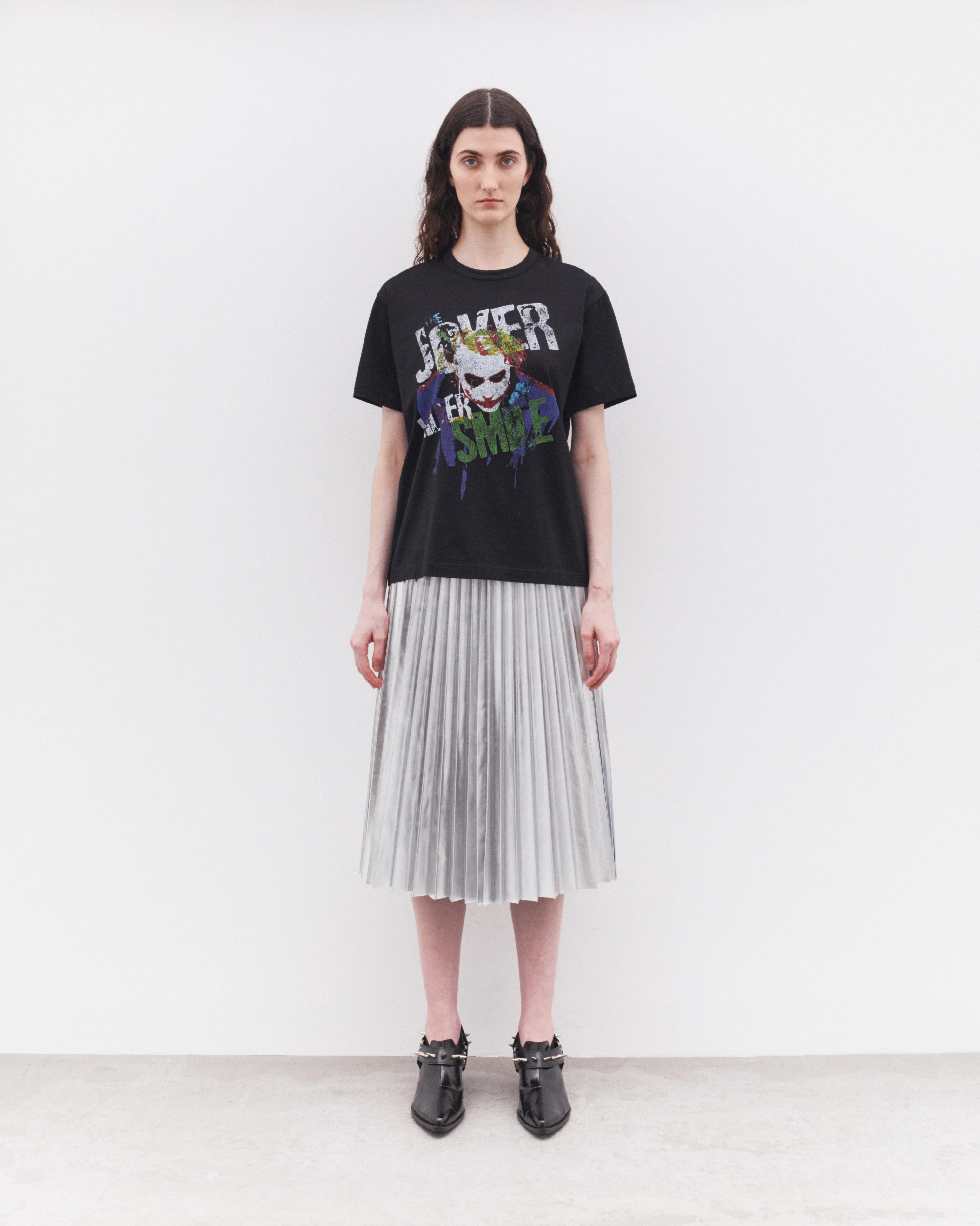 Junya Watanabe - Women’s Pleated Skirt - (Silver) - Image 6