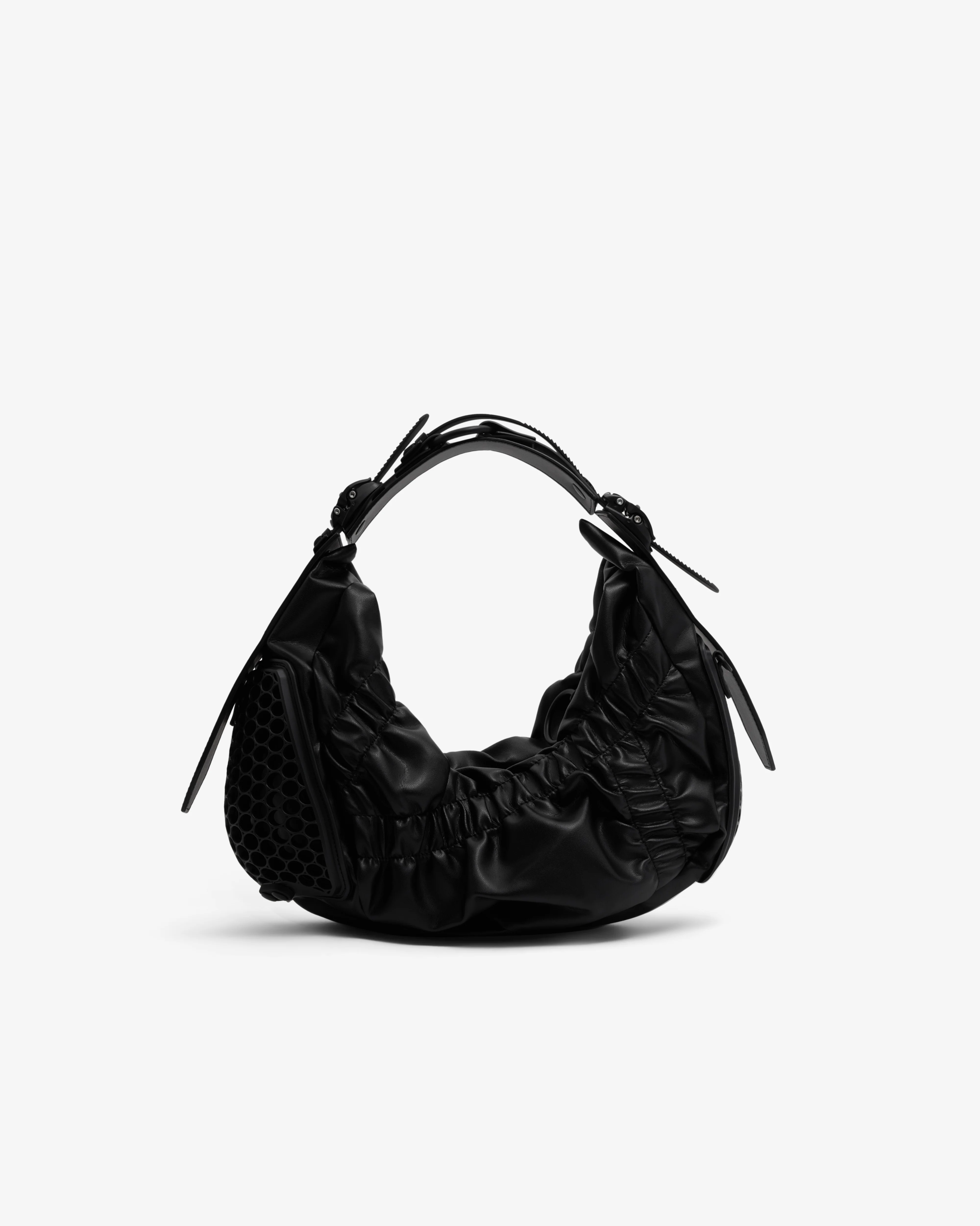 Junya Watanabe - Innerraum Crunch Shoulder Bag - (Black) - Image 3