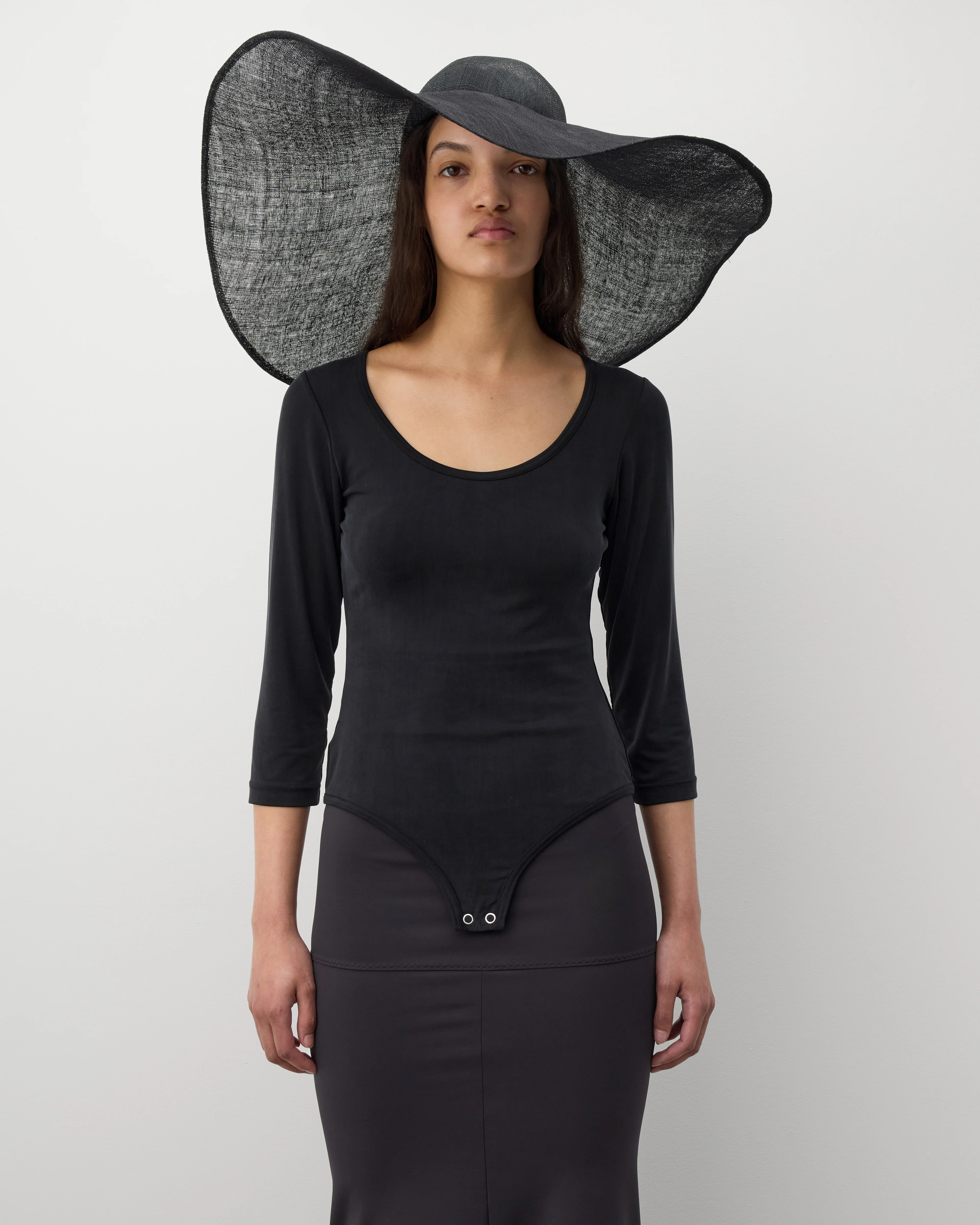 Junya Watanabe - Women's Long Sleeve Bodysuit - (Black) - Image 3