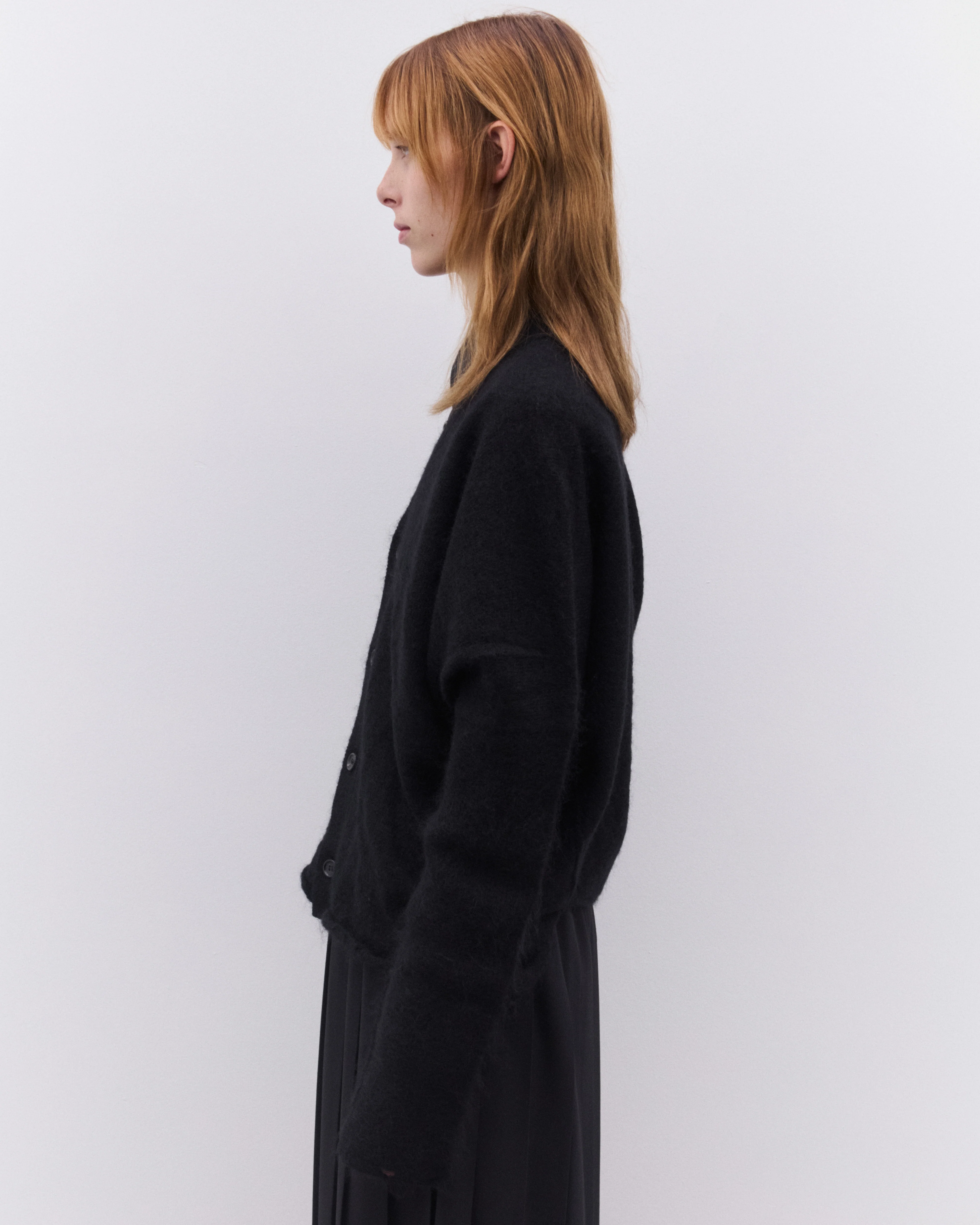 Junya Watanabe - Women’s V-Neck Cardigan - (Black) - Image 4
