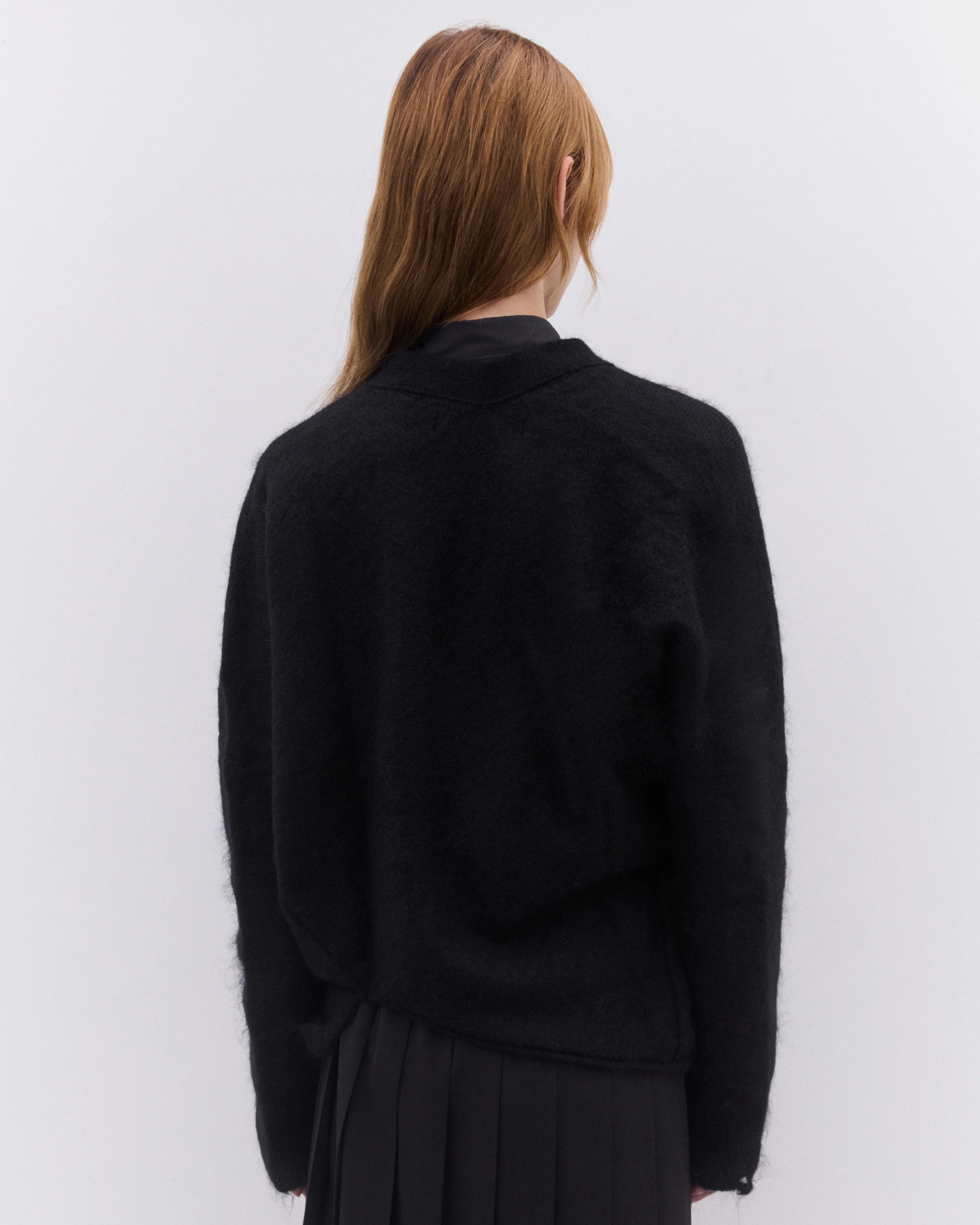 Junya Watanabe - Women’s V-Neck Cardigan - (Black) - Image 5