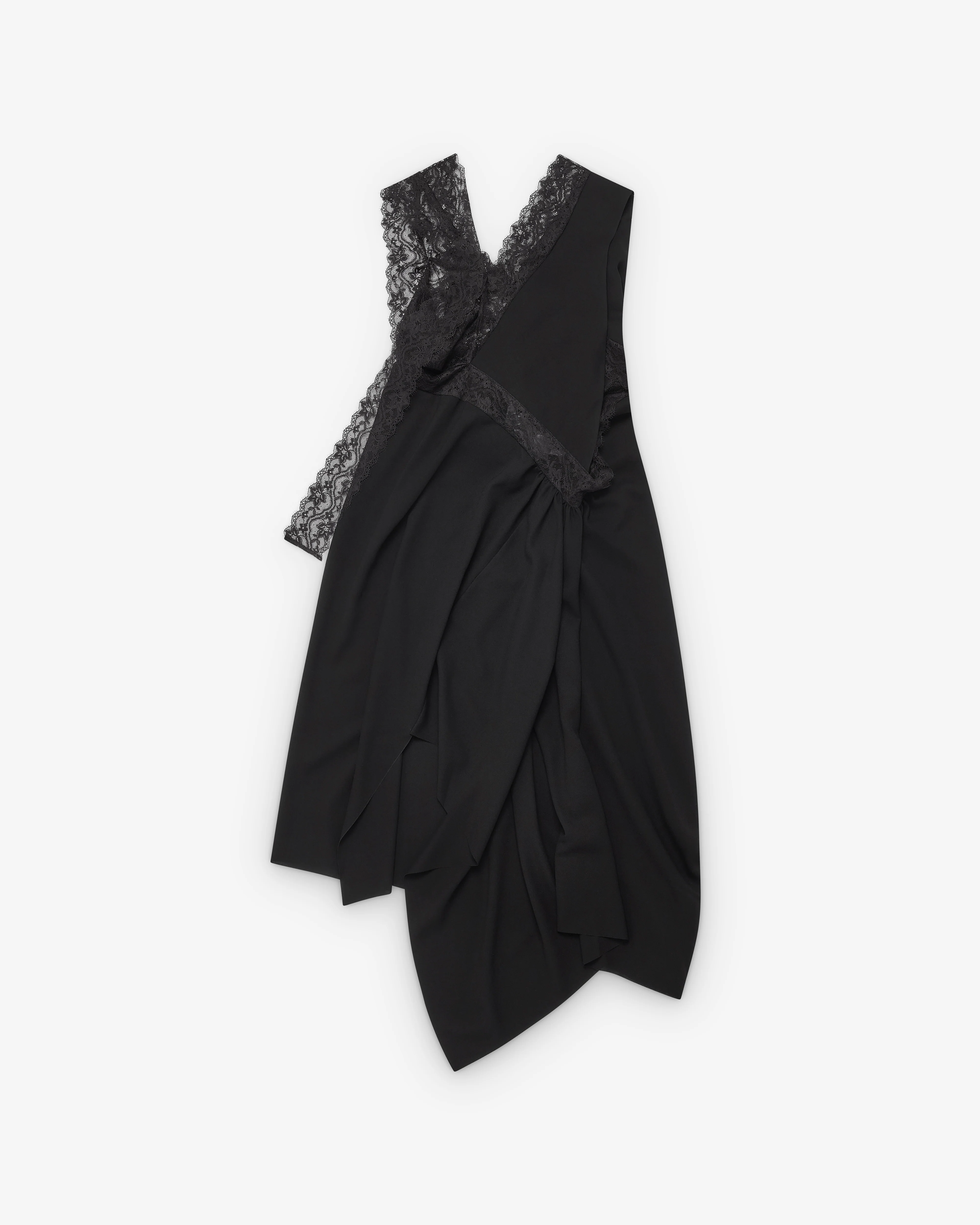 Junya Watanabe - Women's Lace Trim Dress - (Black)