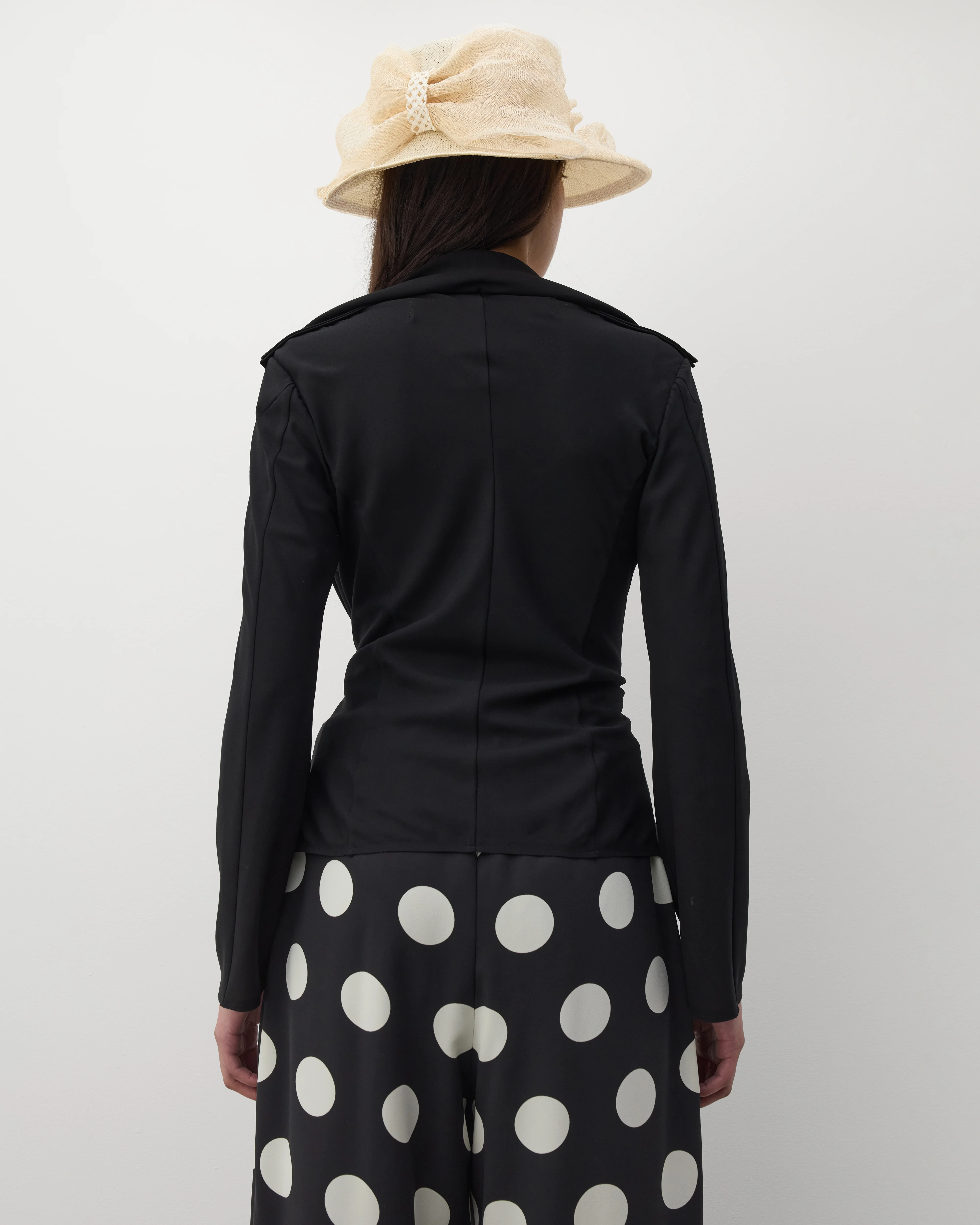 Junya Watanabe - Women's Lightweight Georgette Blazer - (Black) - Image 5