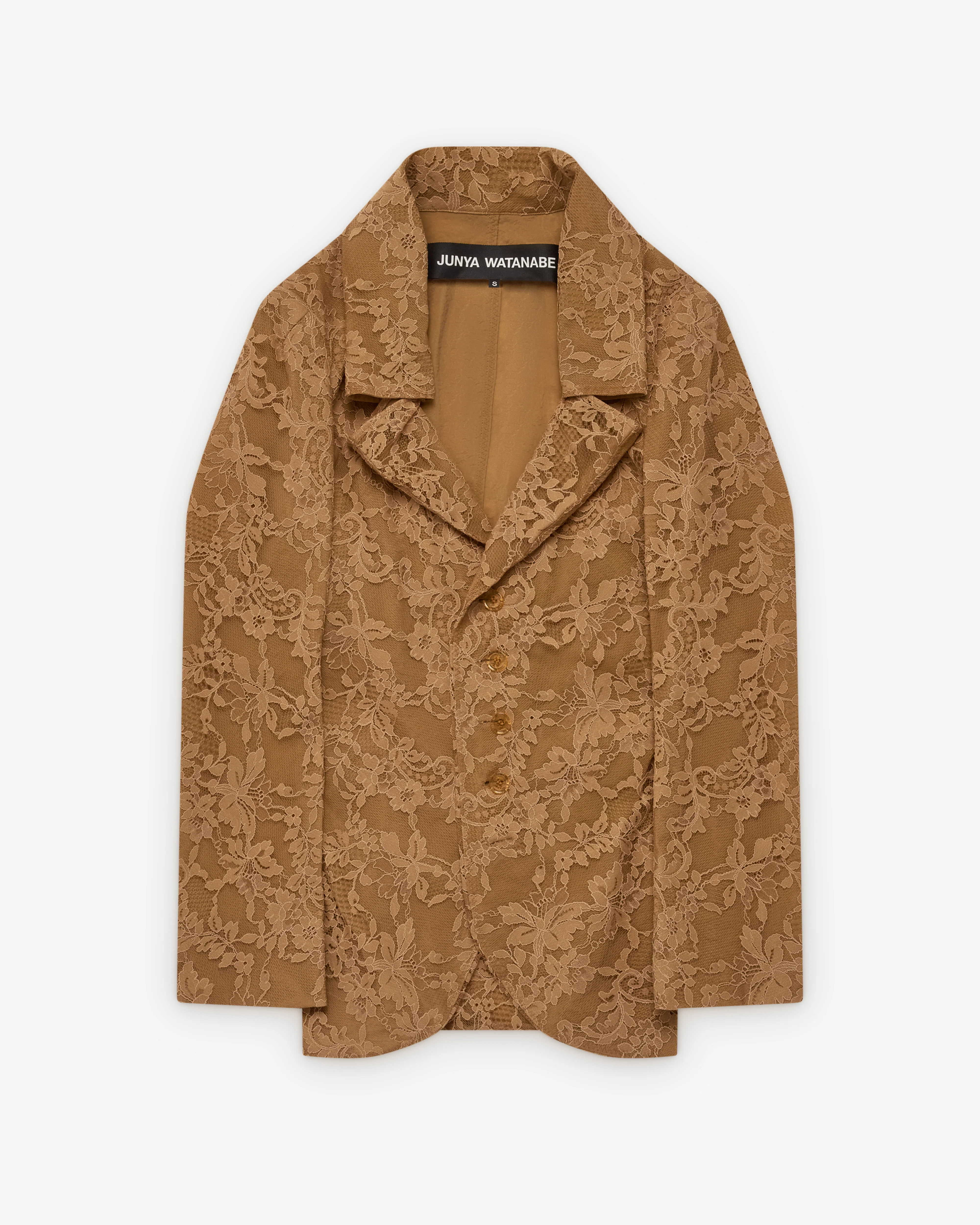 Junya Watanabe - Women's Floral Lace Blazer - (Brown)