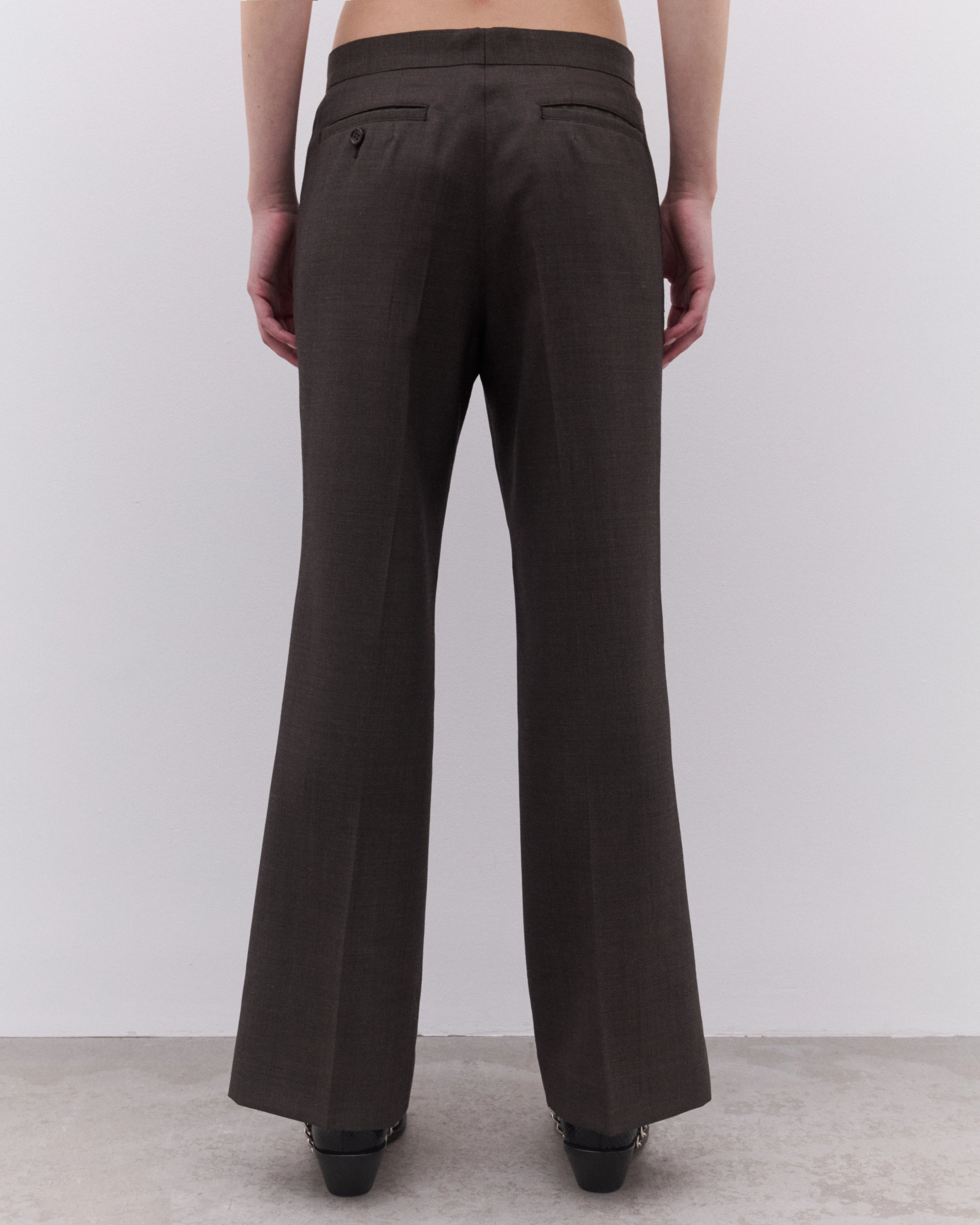 Junya Watanabe - Women’s Pleated Trousers - (Grey) - Image 5