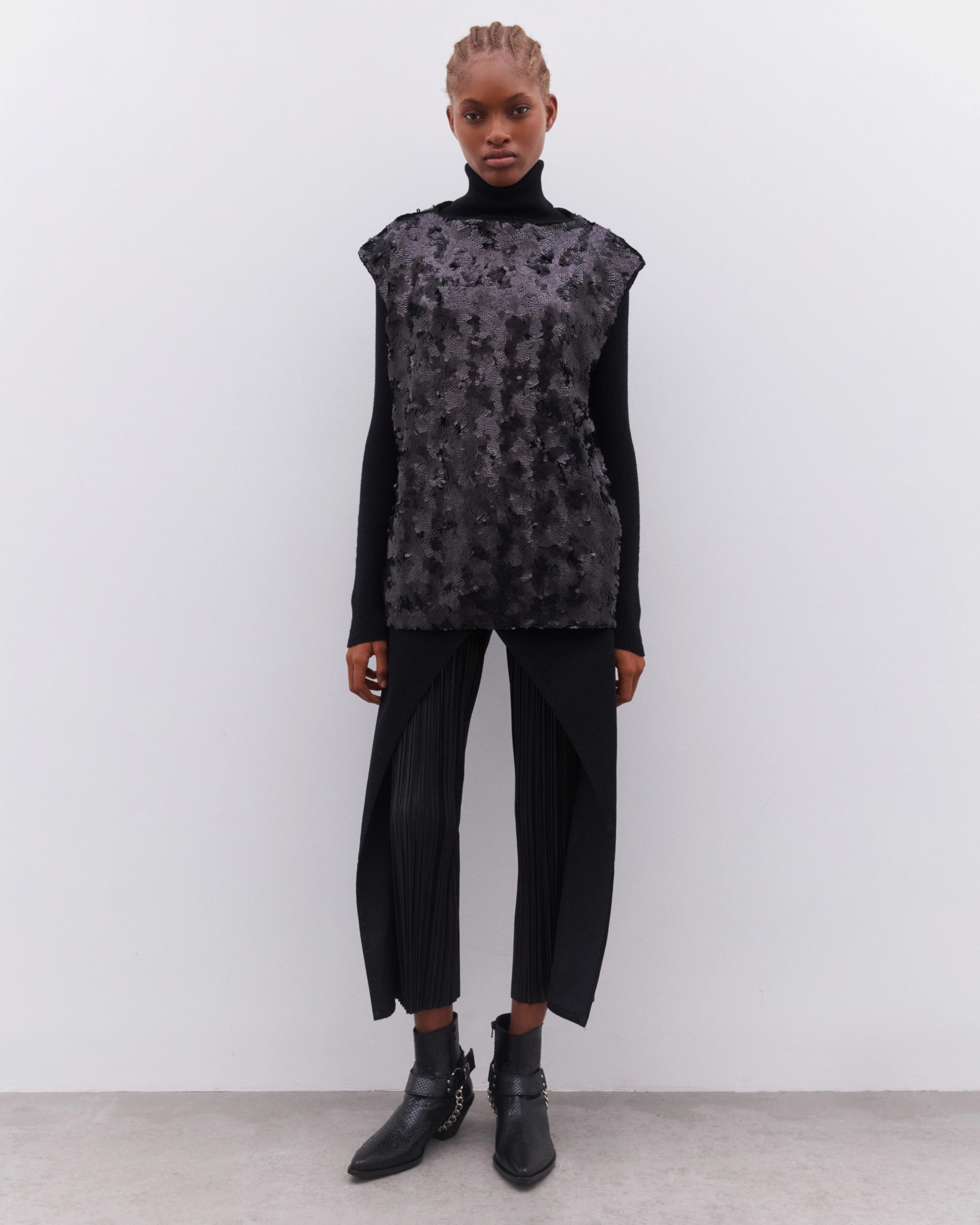 Junya Watanabe - Women’s Levi's Pleated Trousers - (Black) - Image 6