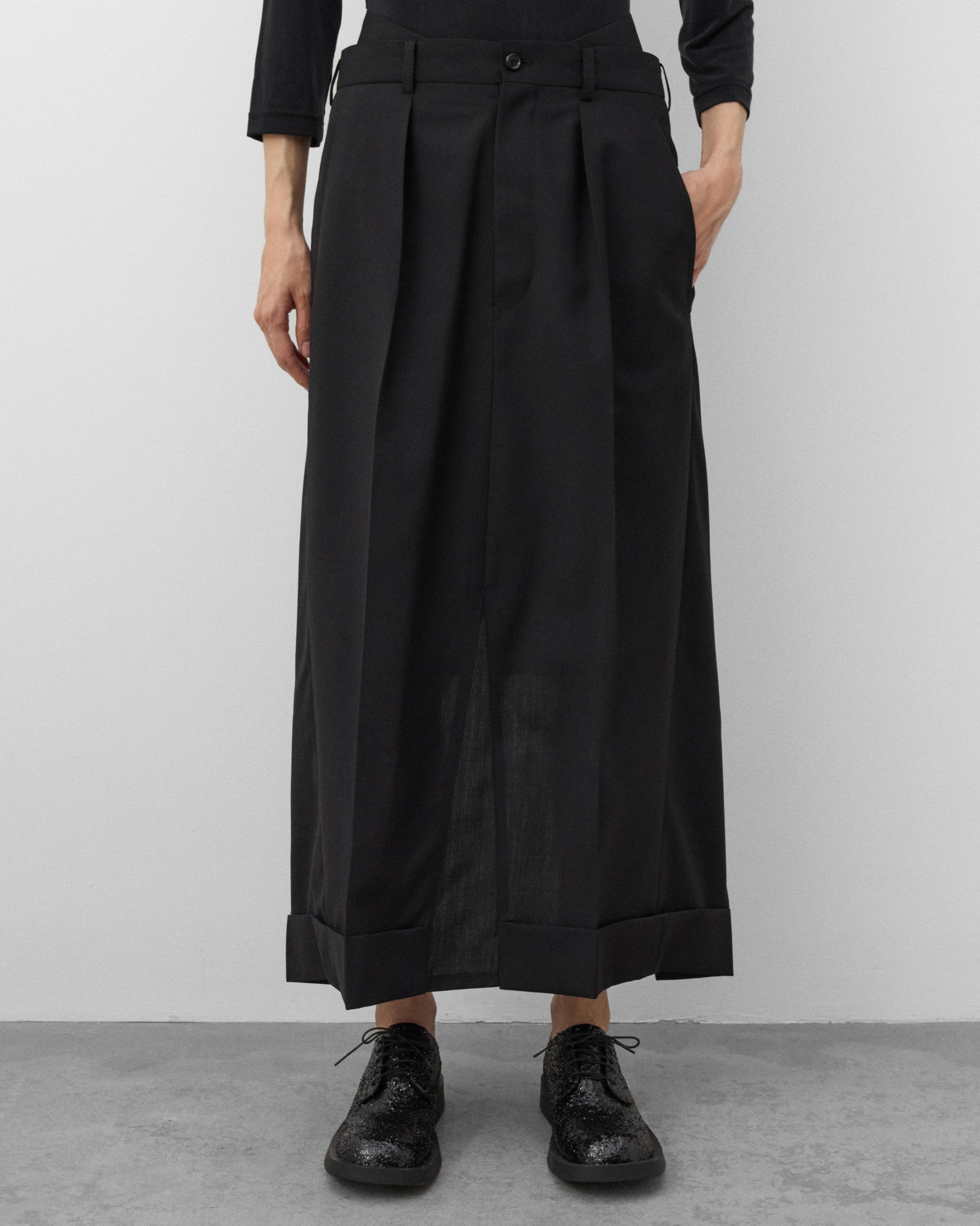 Junya Watanabe - Women's Cuff Skirt - (Black) - Image 3