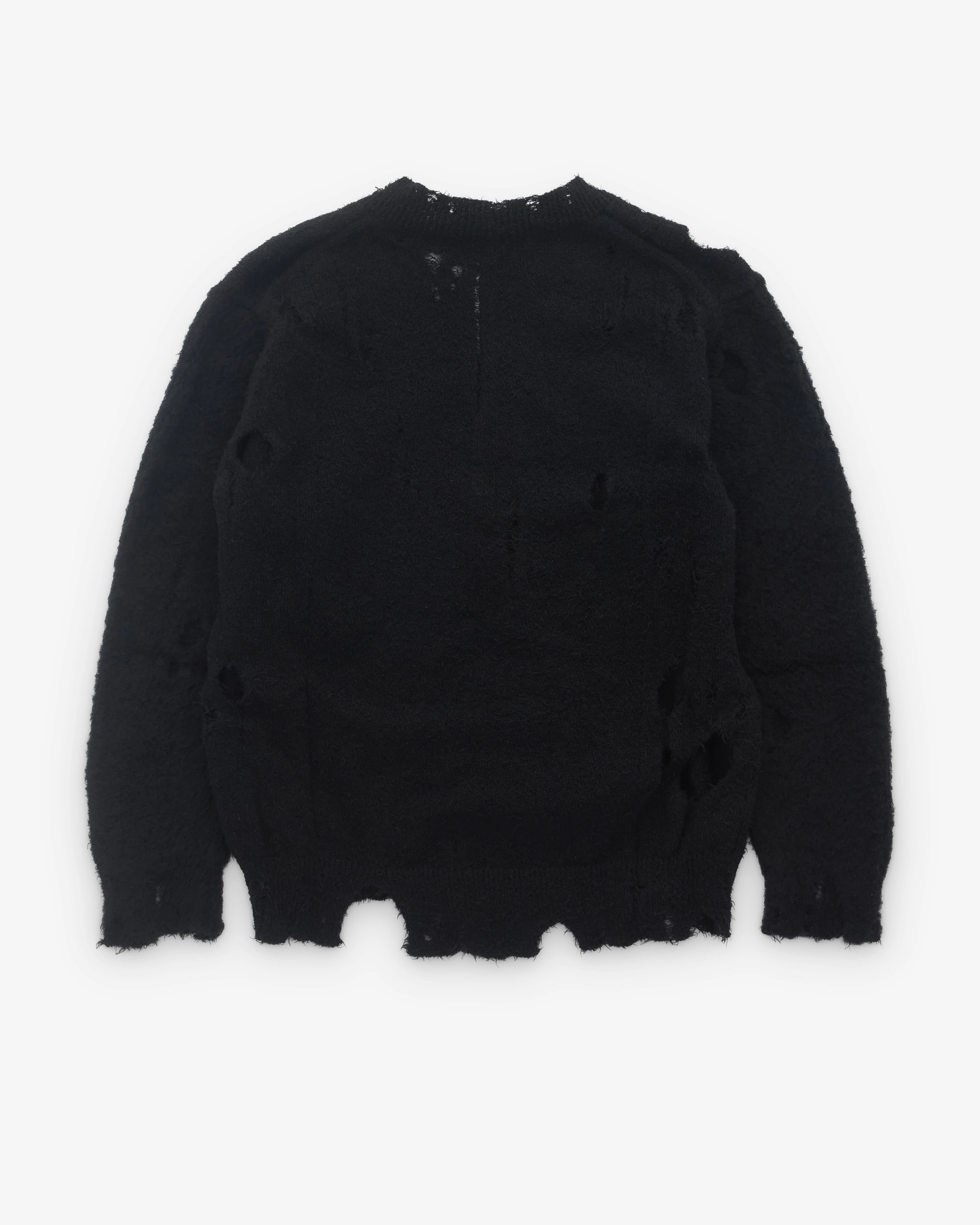 Junya Watanabe - Women’s Distressed Sweater - (Black) - Image 2