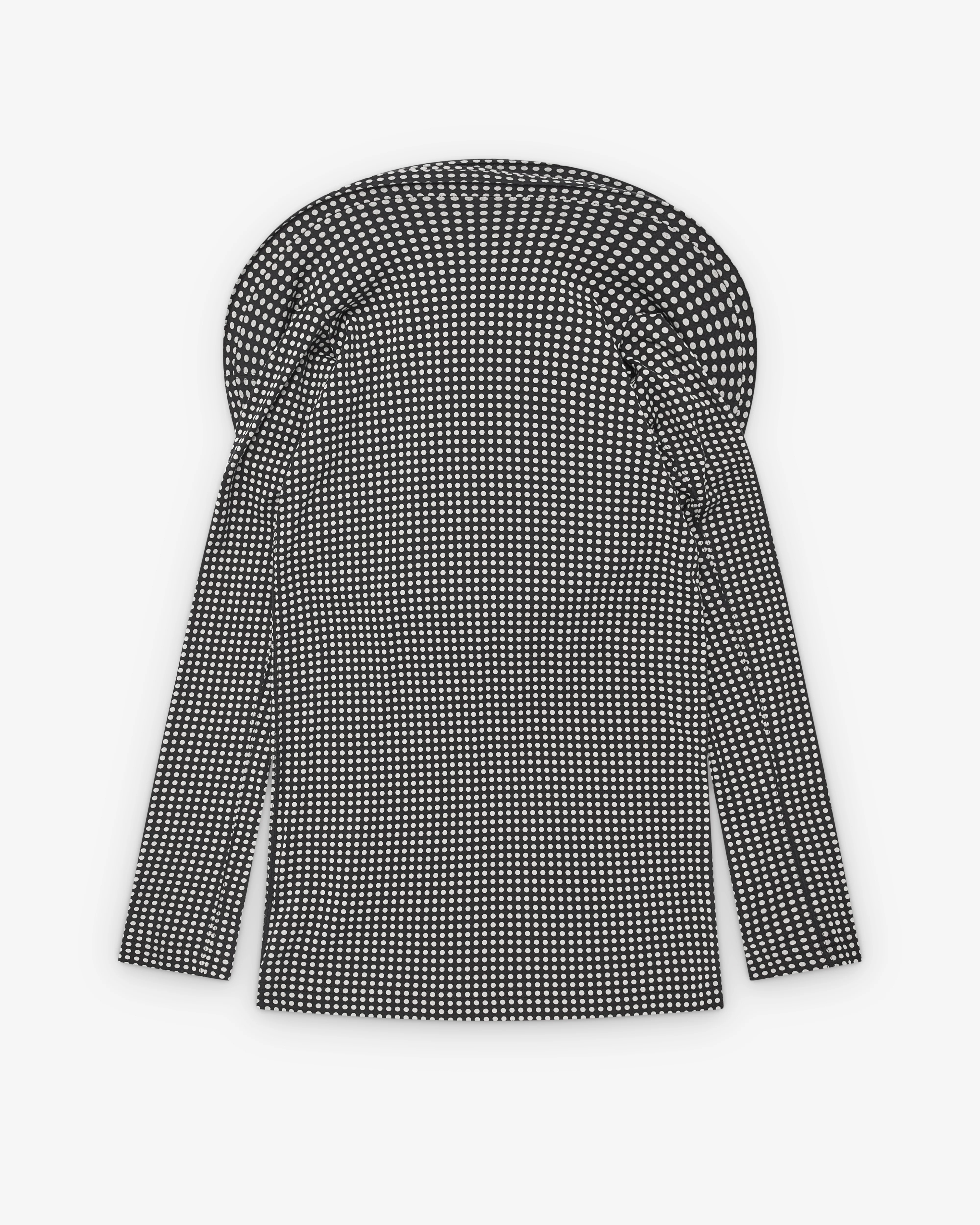 Junya Watanabe - Women's Disc Long Sleeve Top - (Black/White) - Image 2