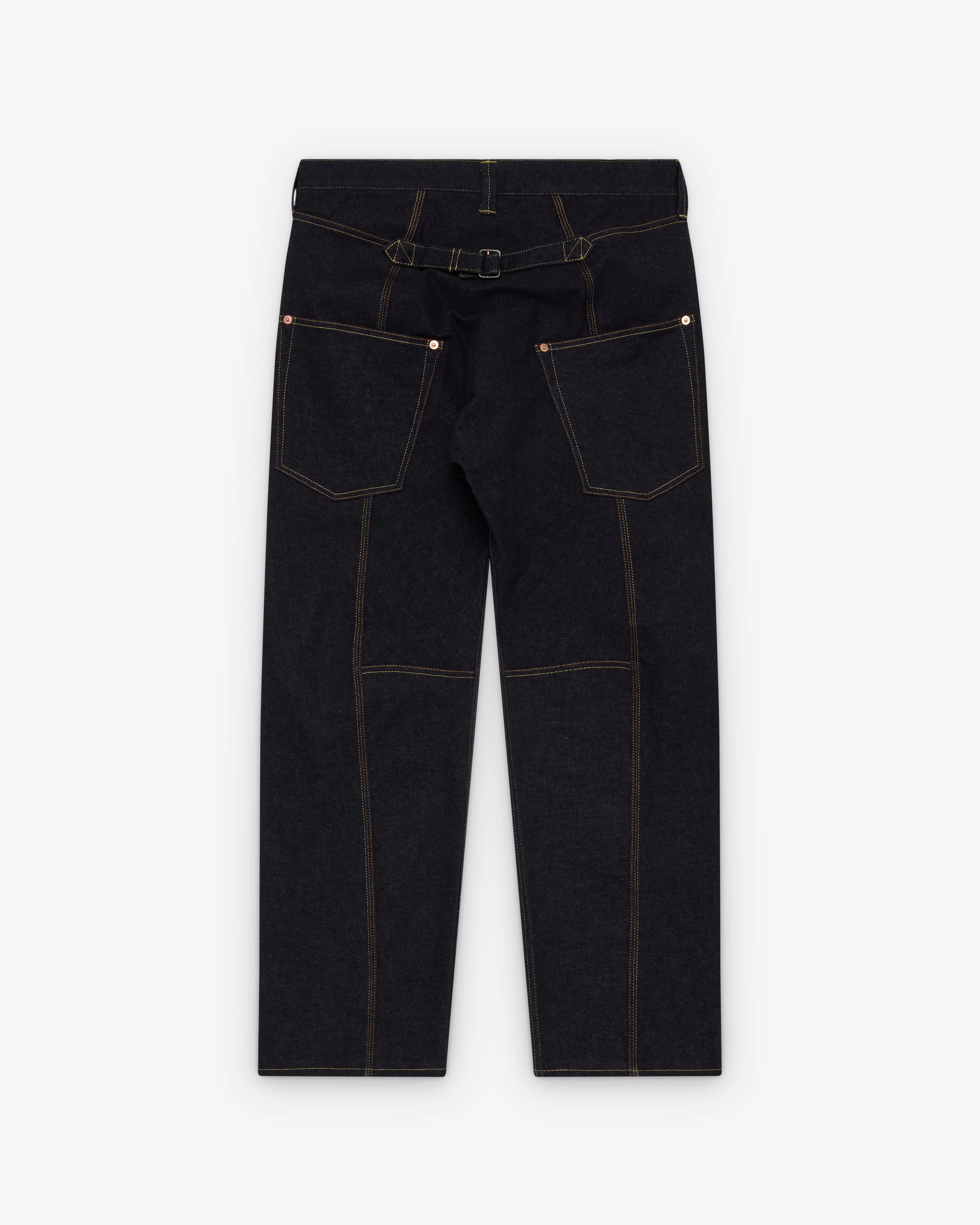 Junya Watanabe Man - Men's Straight Leg Jeans - (Indigo) - Image 2