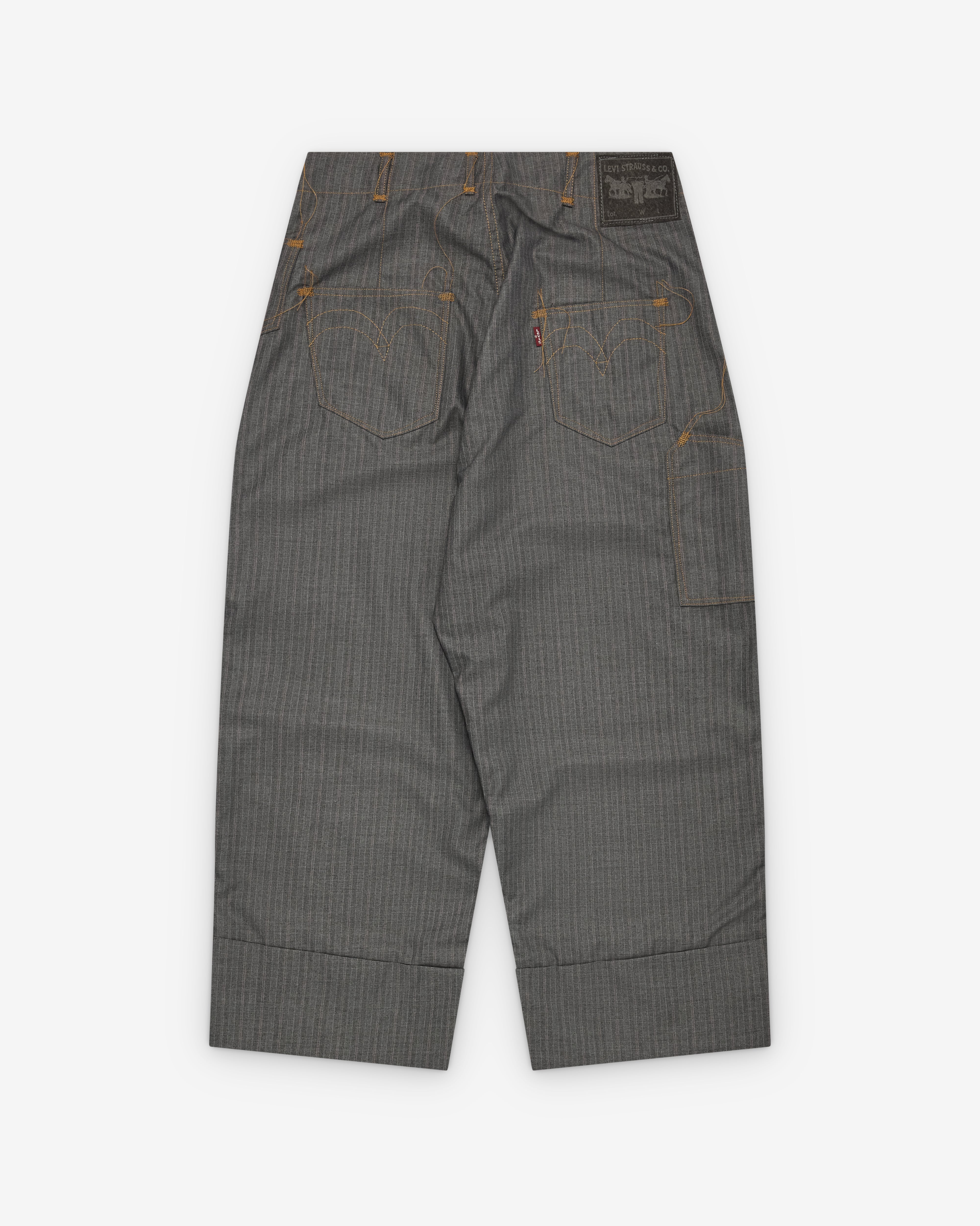 Junya Watanabe Man - Men's Levi's Striped Trousers - (Grey) - Image 2