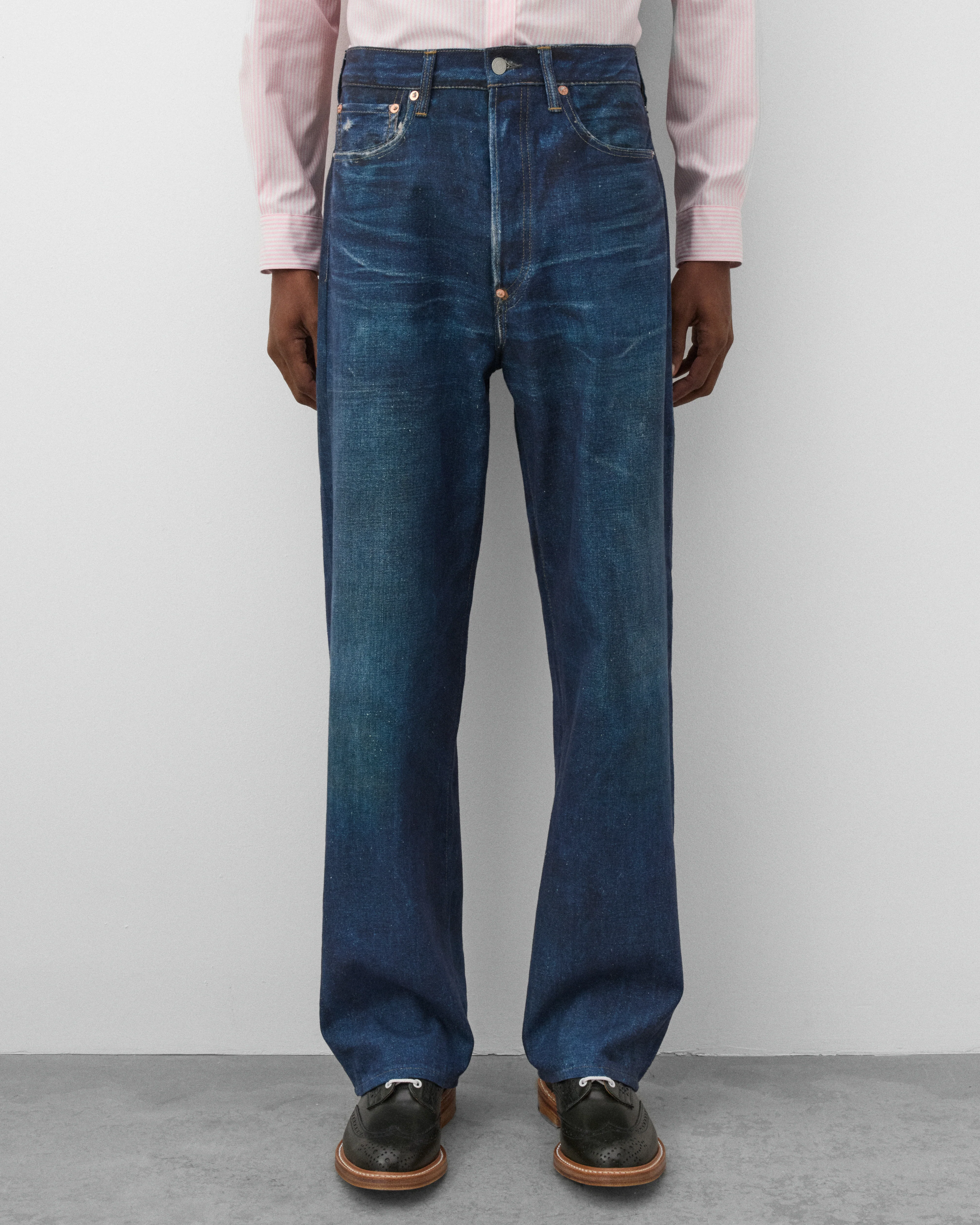 EYE Junya Watanabe Man - Men's Levi's BerBerJin Printed Jeans - (Indigo) - Image 3